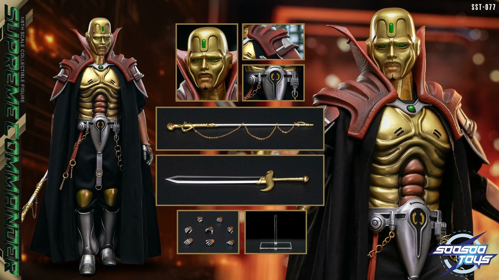 (預訂) Soosootoys sst077 1/6 Supreme Commander