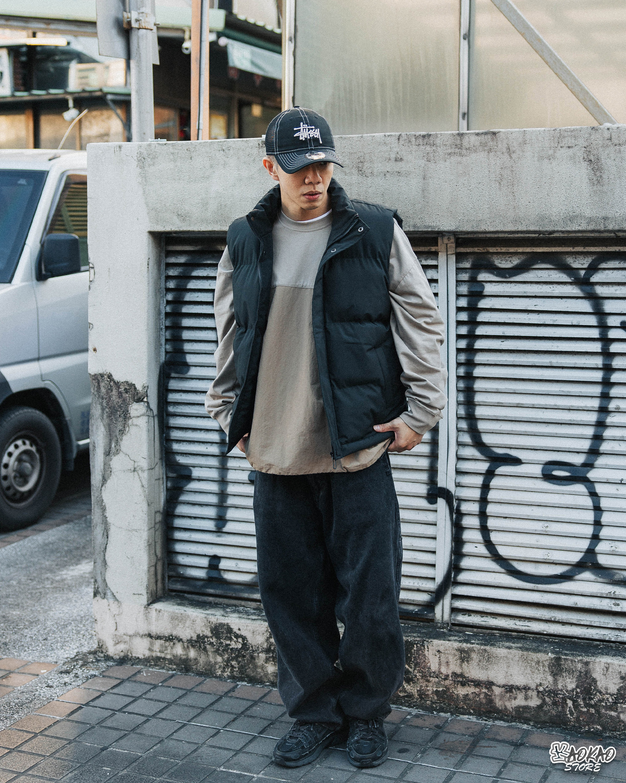 鋪棉背心外套 馬甲 防風