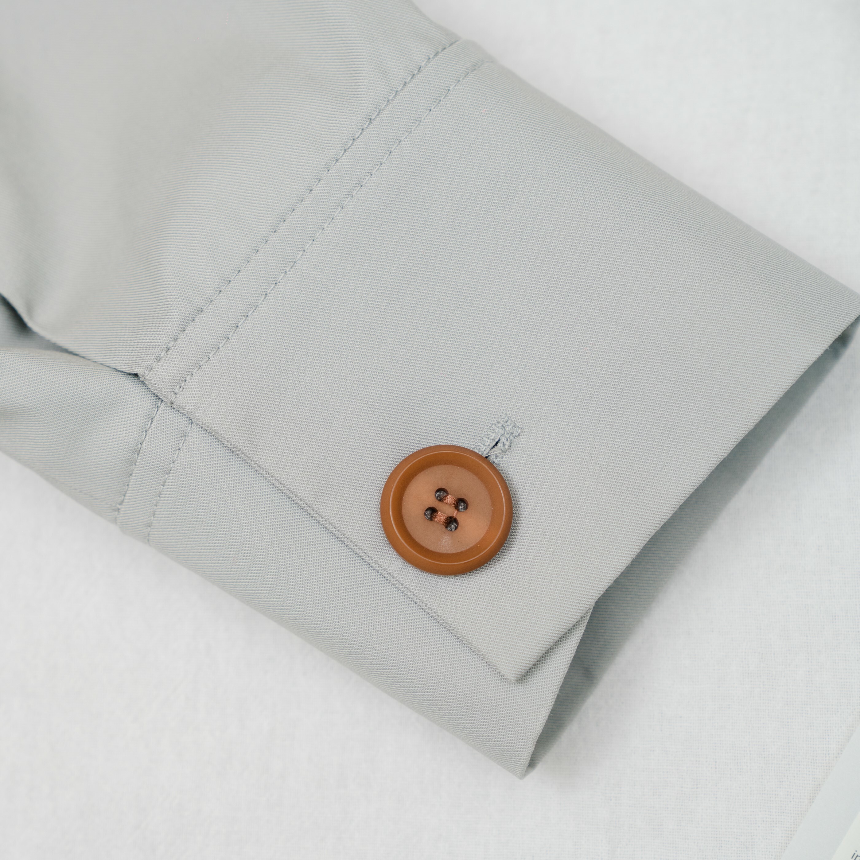 秋款可拆帽防風風衣-袖釦