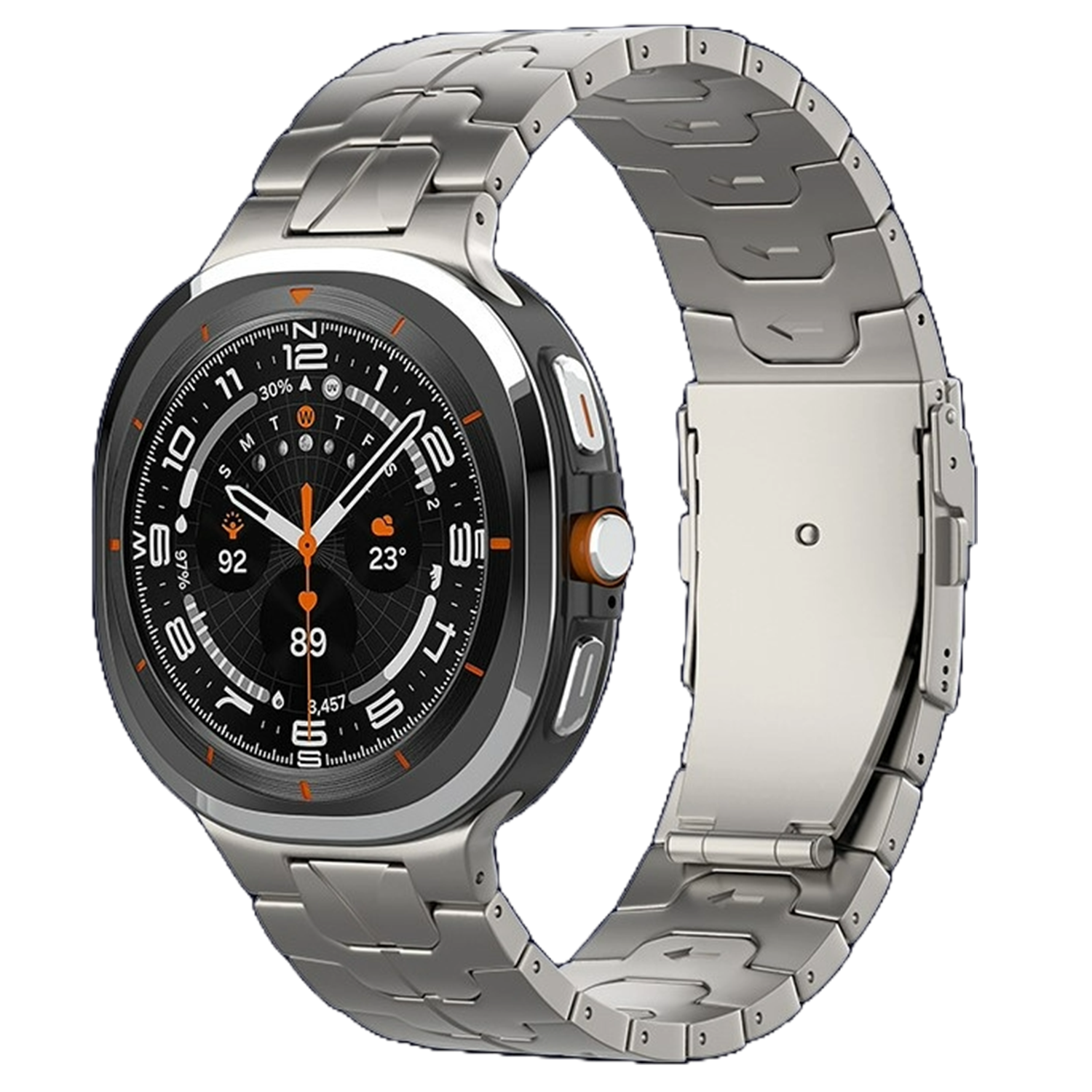 XPRO - Titanium Band - Galaxy Watch Ultra Strap 鈦金屬高抗壓腐蝕耐磨擦智能手錶帶