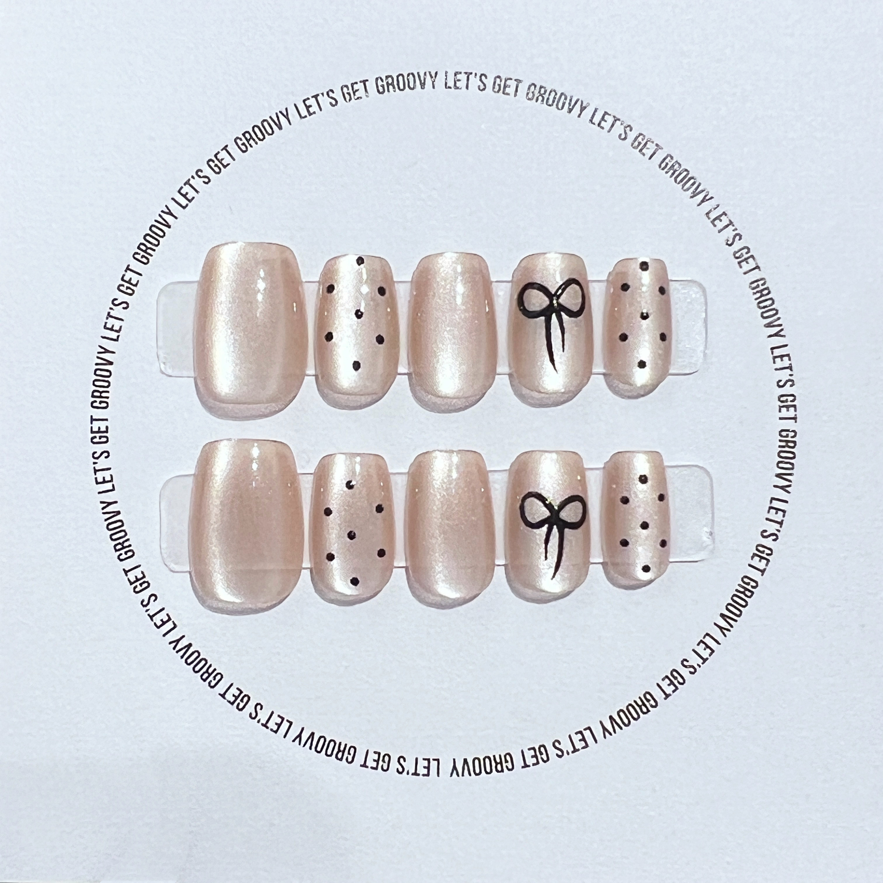 Slay | Nude Ribbon Dot Dot