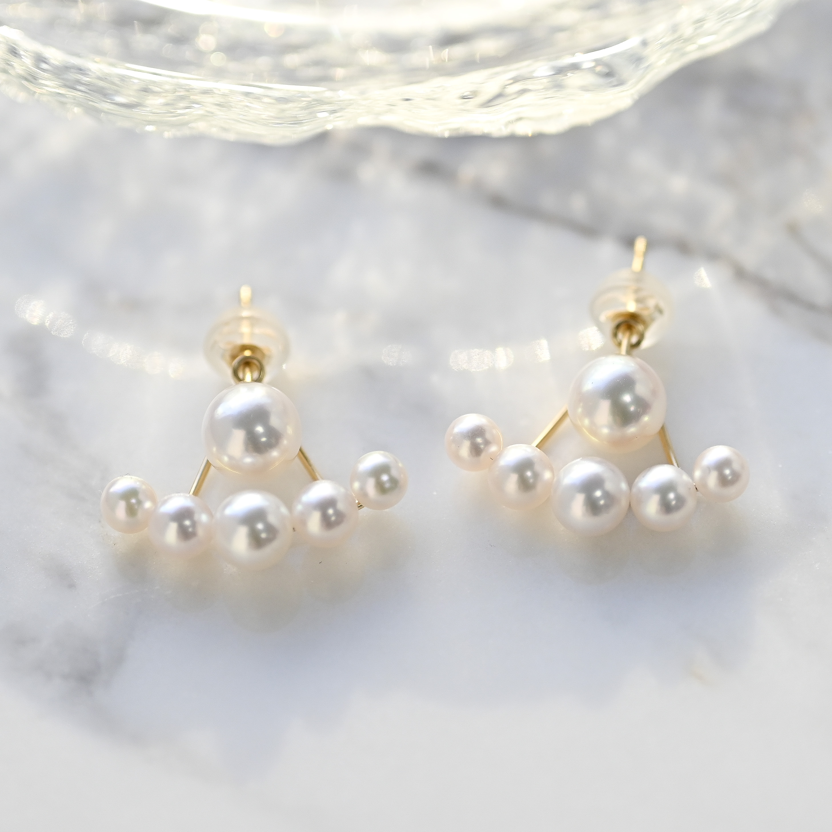 18K Corsara Akoya Pearl Earring