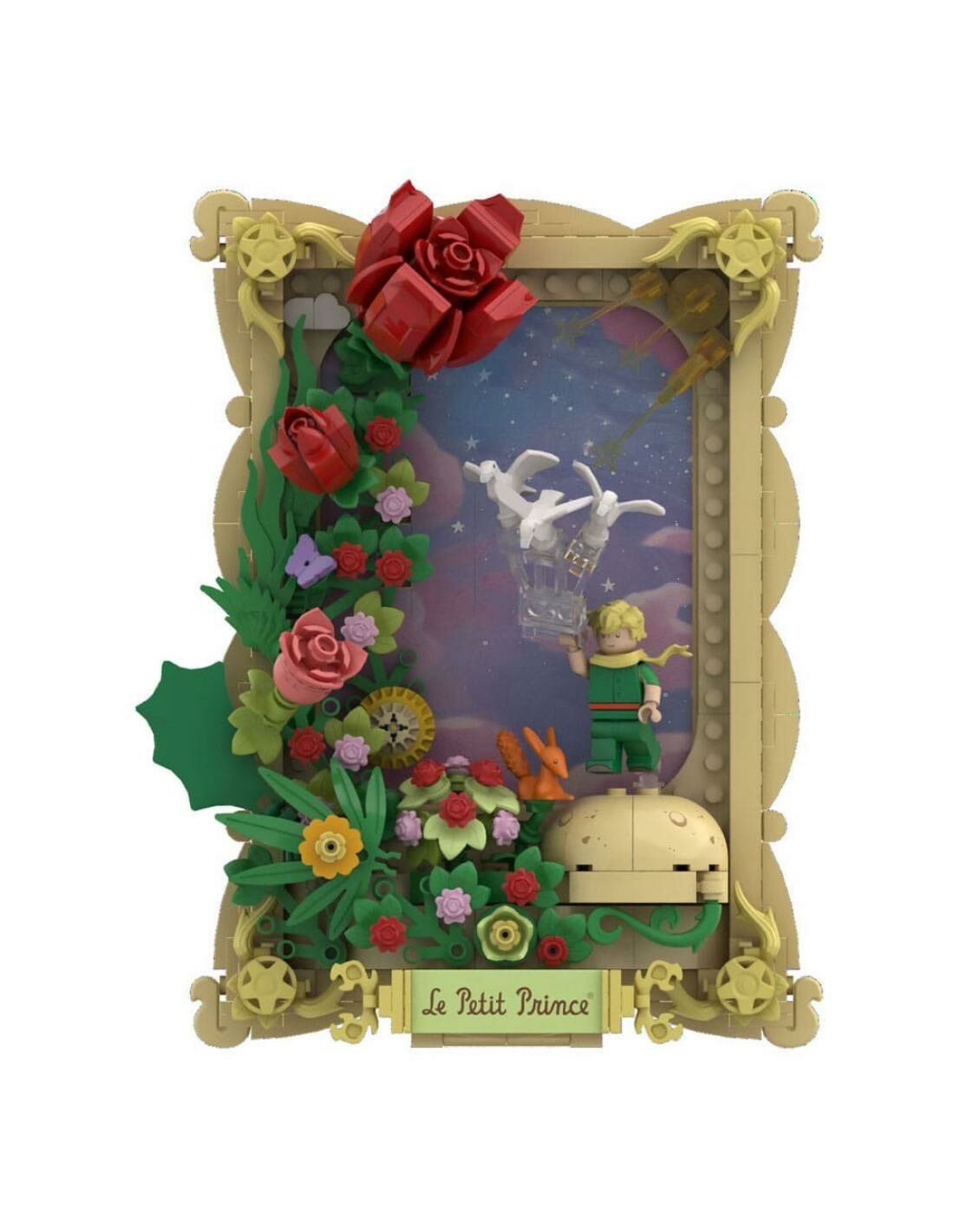 PANTASY 拼奇 小王子 玫瑰之約 立體畫