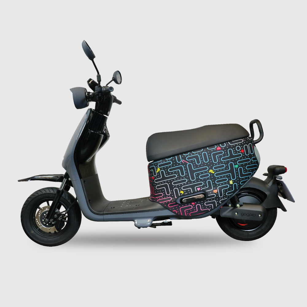 GOGORO JEGO.EZZY｜雙面車身防刮保護套【小恐龍幻彩迷宮】