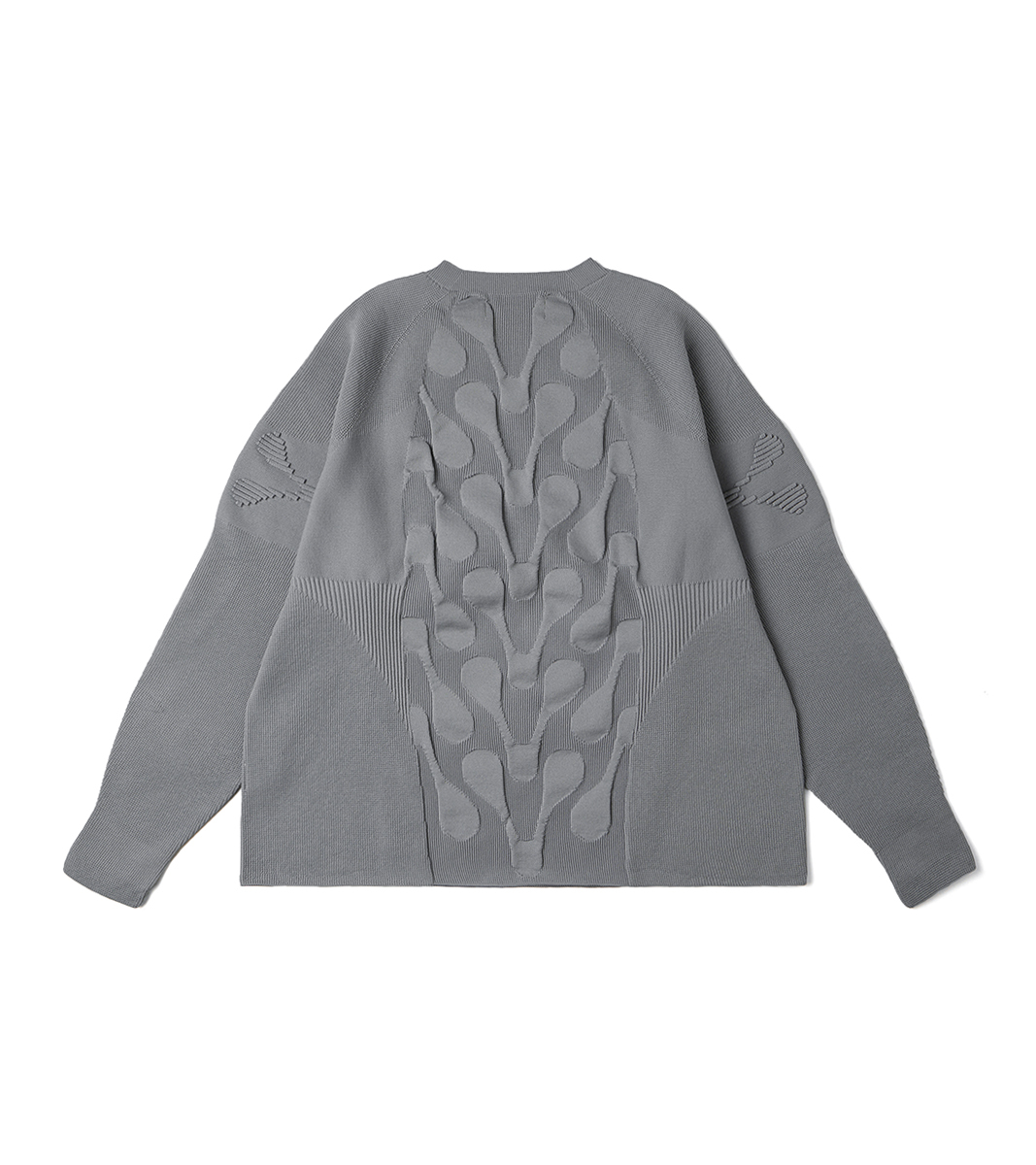 nozzle quiz® / WHOLEGARMENT sweater - 黎明藍