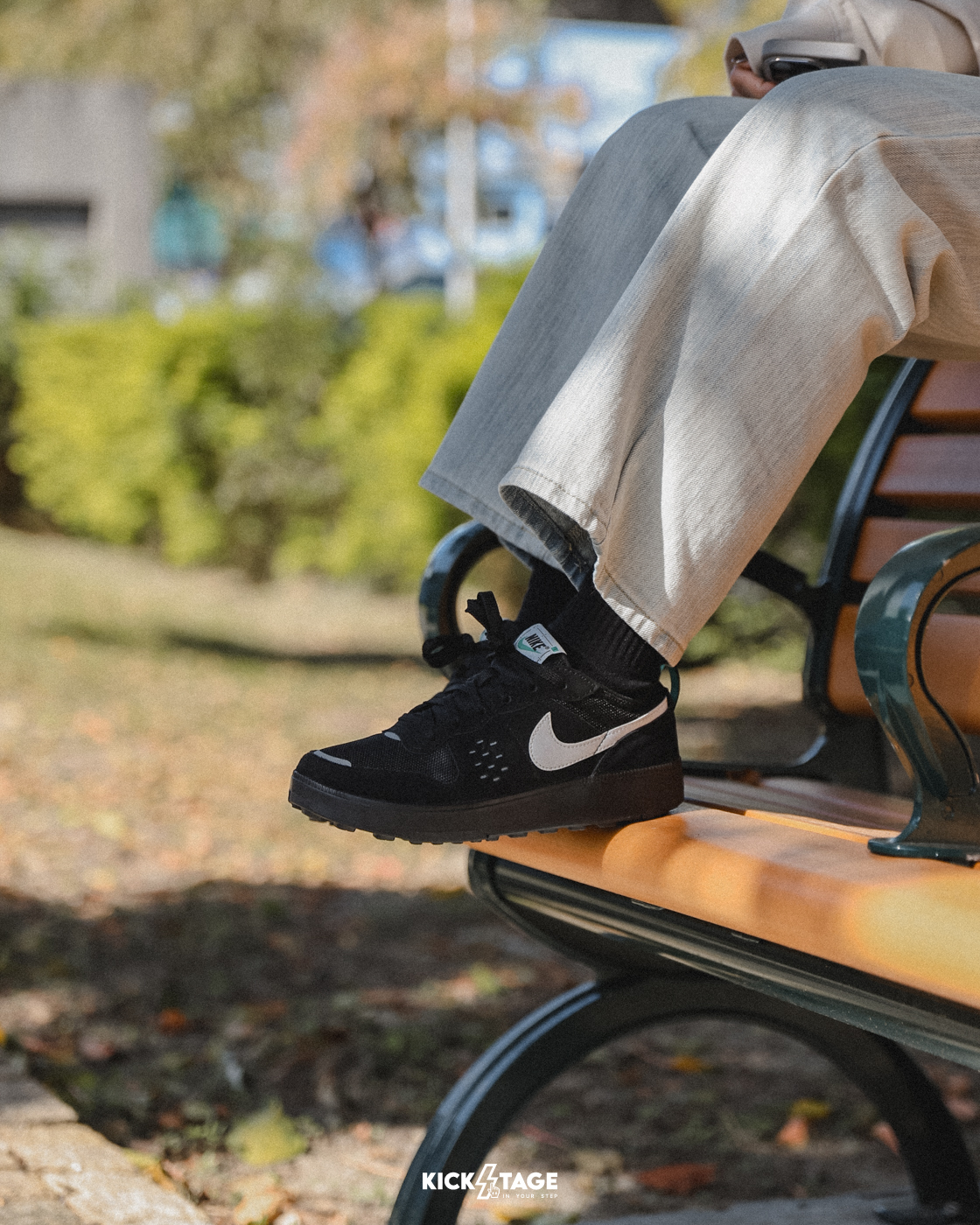 大童鞋 女生尺寸 NIKE C1TY GS 'Black Summit White' 黑色 反光 網布 麂皮 復古 休閒鞋【HQ0028-001】