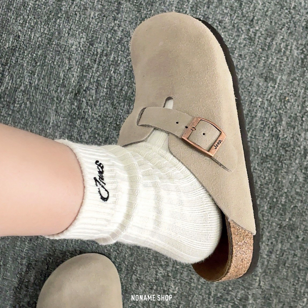 JEEP 勃肯鞋 軟木底 包頭 拖鞋 八色 (男/女款)