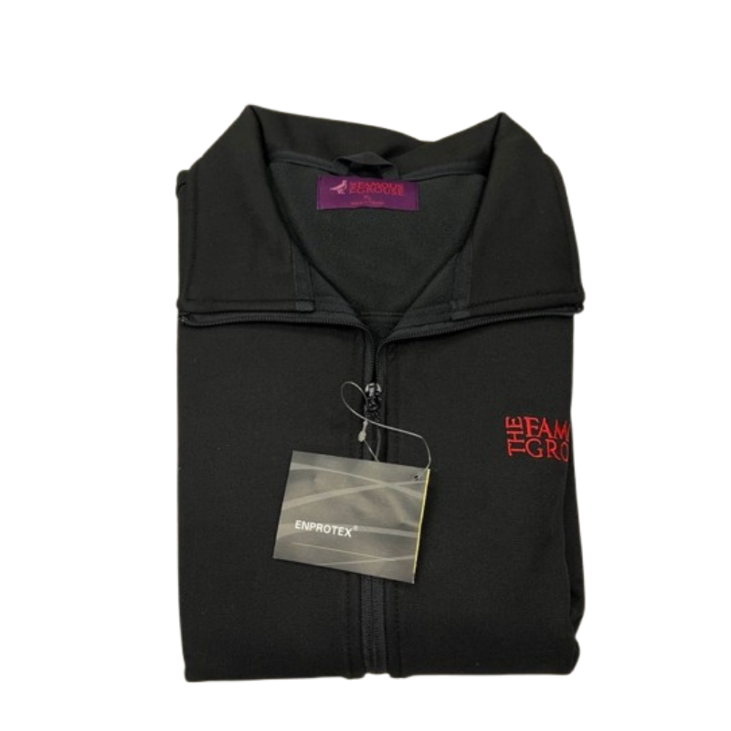 威雀 品牌外套(黑紫)