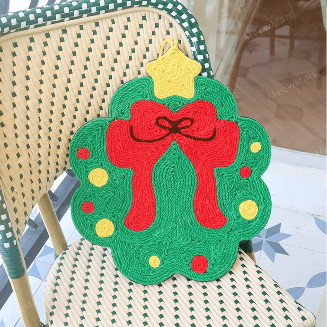 聖誕貓抓墊