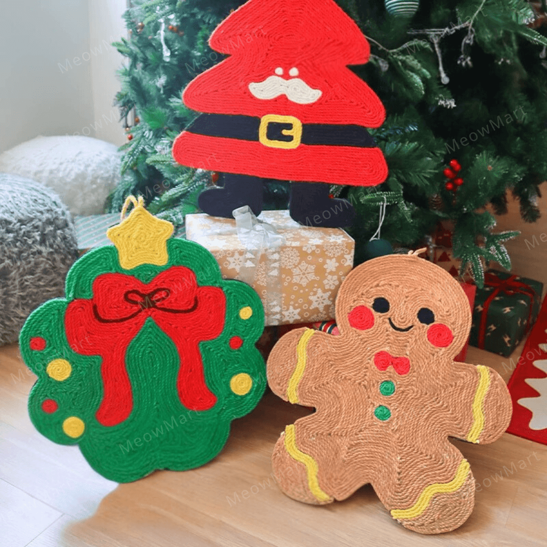 聖誕貓抓墊