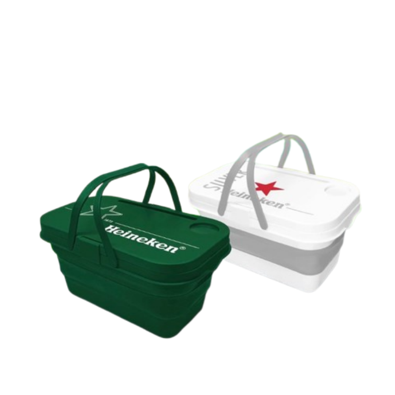 海尼根 星銀 戶外多功能提籃(白)