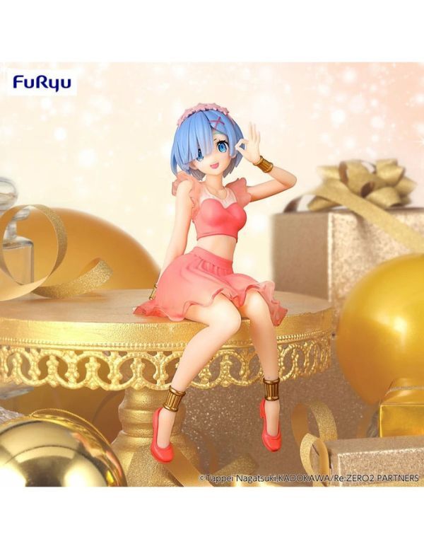 FuRyu 代理版 景品 Re:從零開始 泡麵蓋公仔 雷姆 閃亮派對 異色ver.