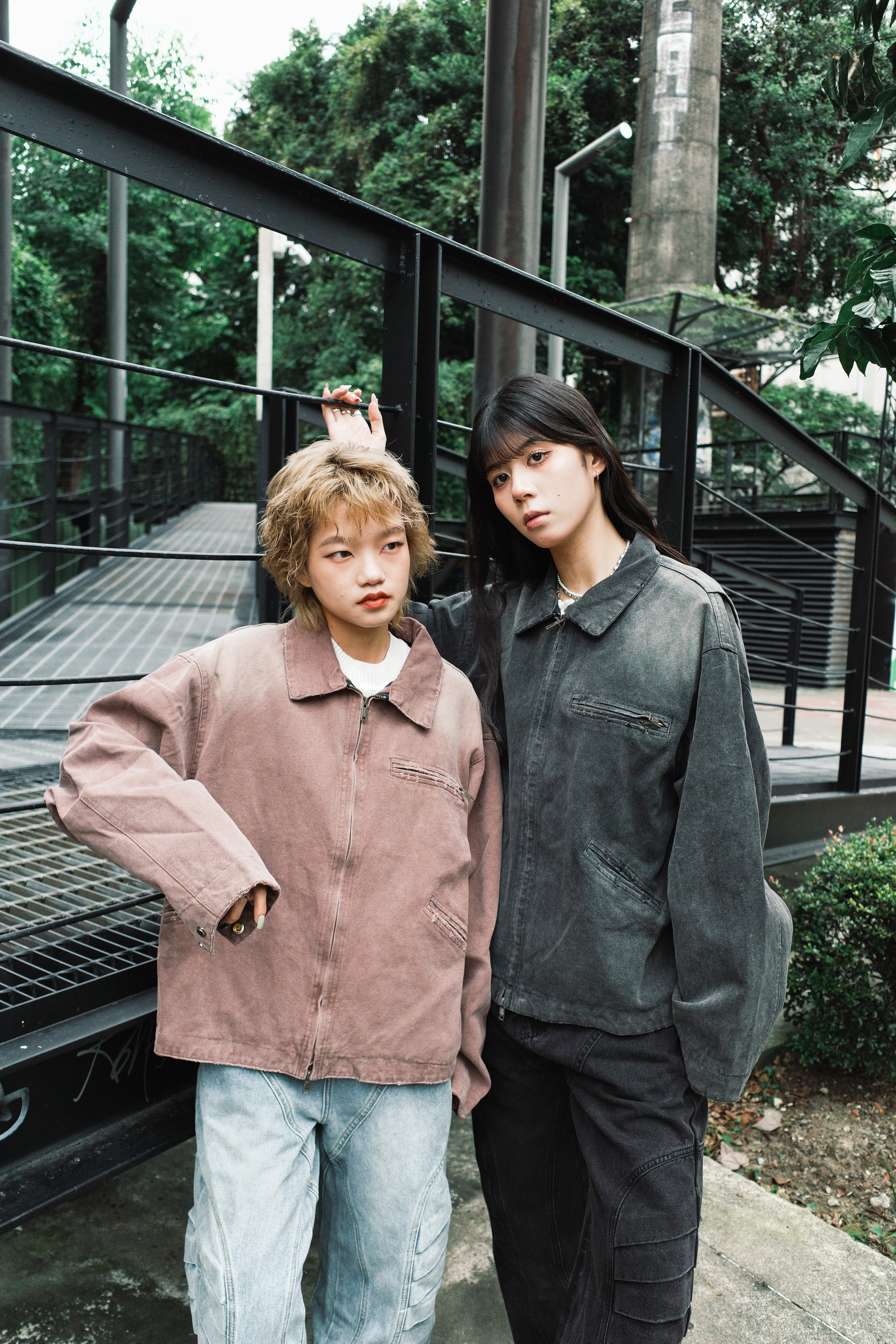 『Always_Good』復古 做舊 翻領 底特律 工裝 外套