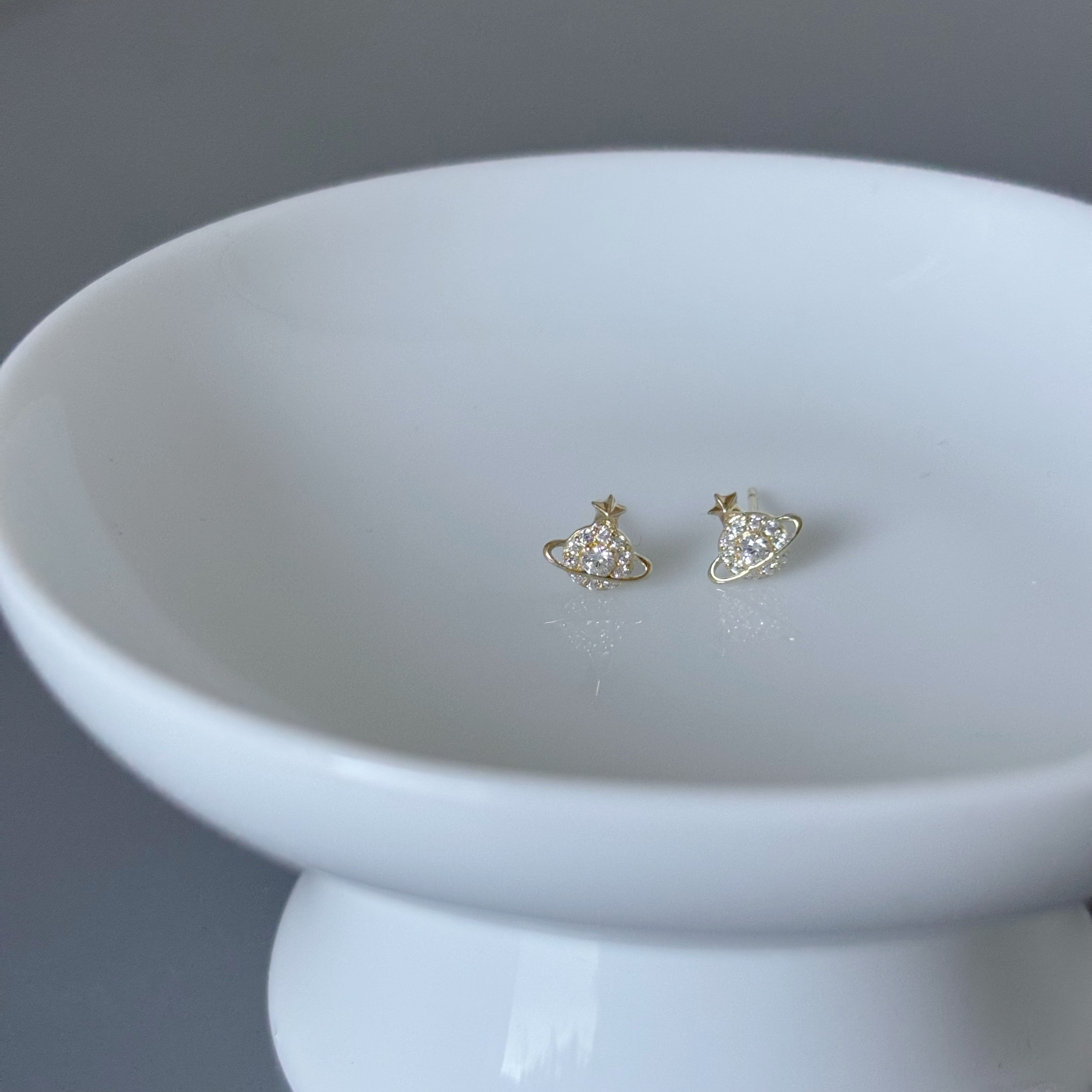 10K星球碎鑽耳環