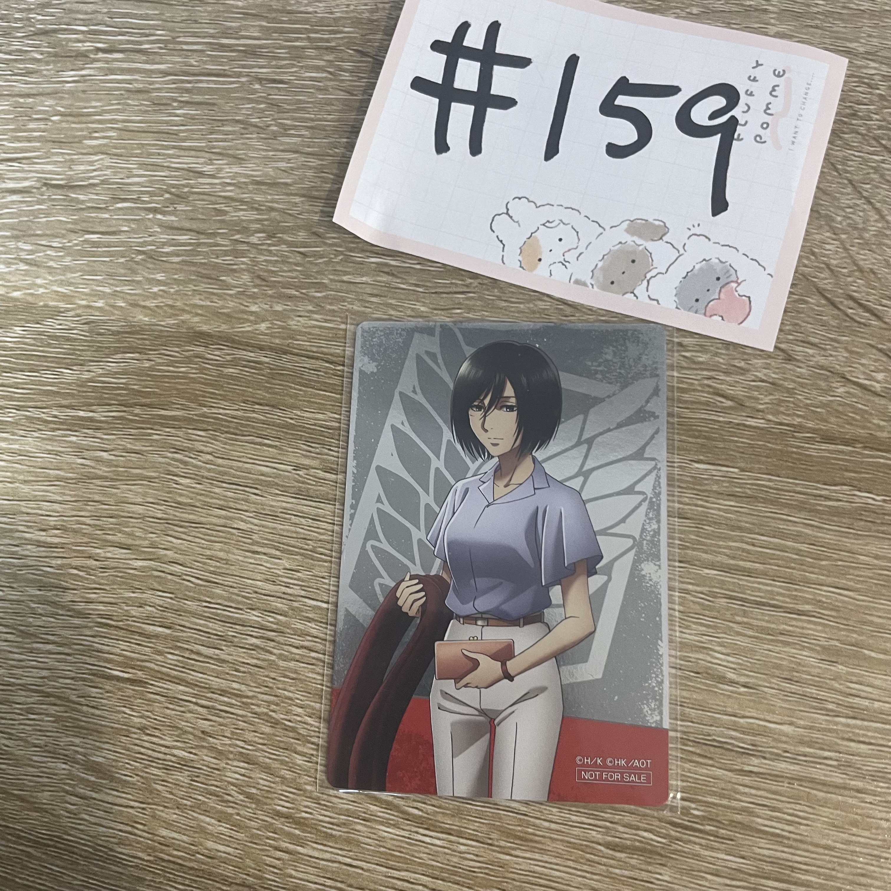 進擊的巨人   MIKASA 小卡#159