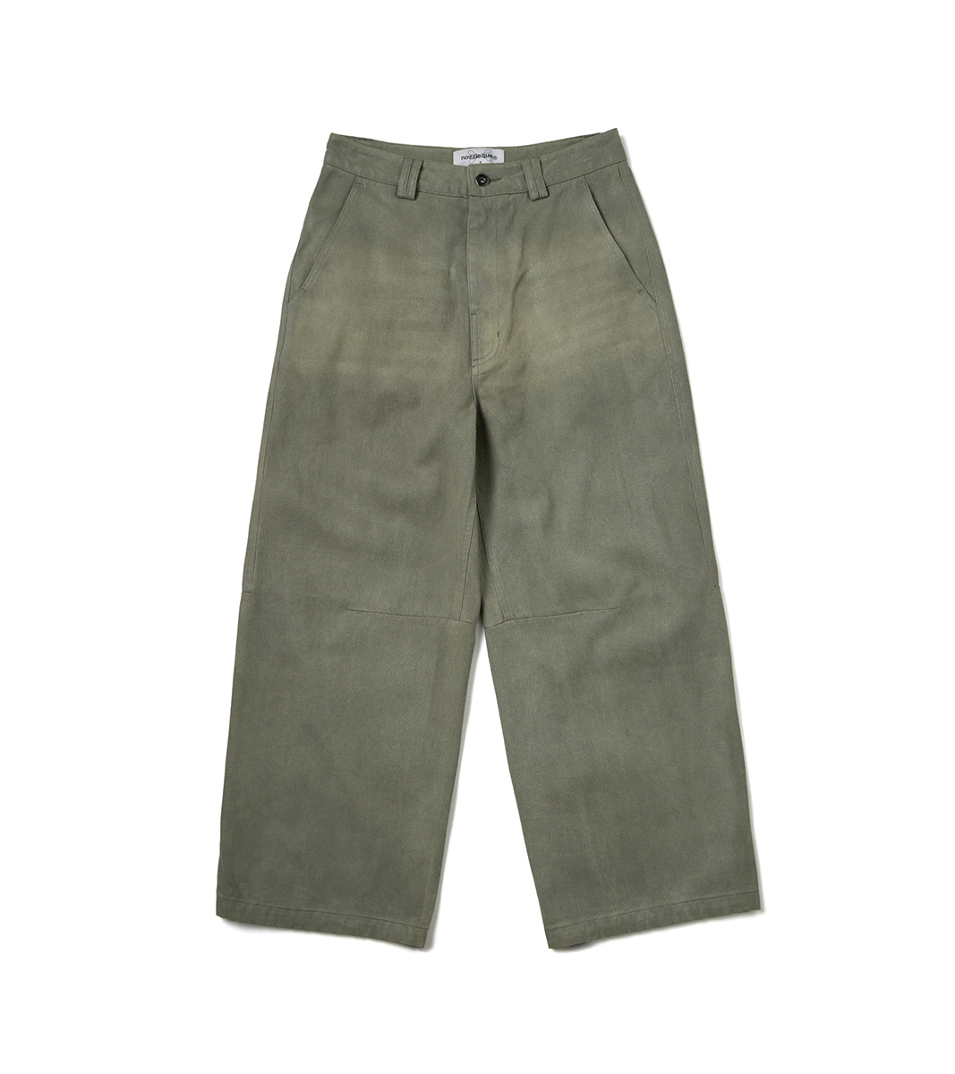 nozzle quiz® / Vrc wide jeans - 水洗綠