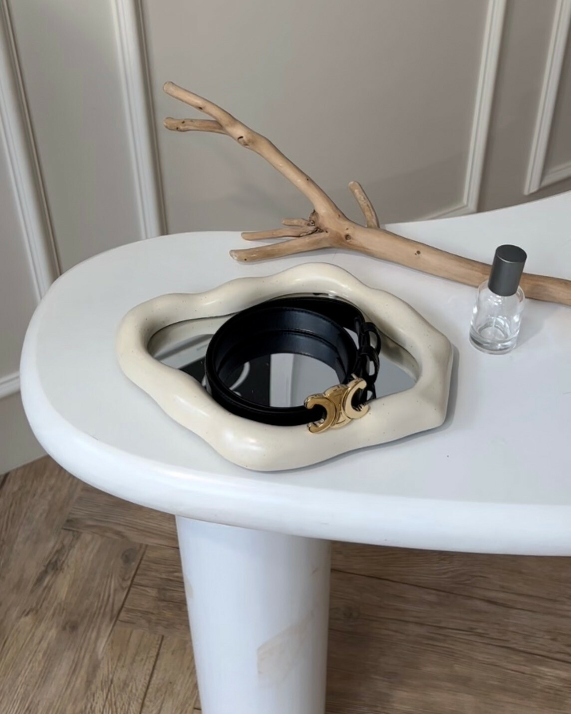 CELINE｜凱旋門皮帶 2.5寬 黑金