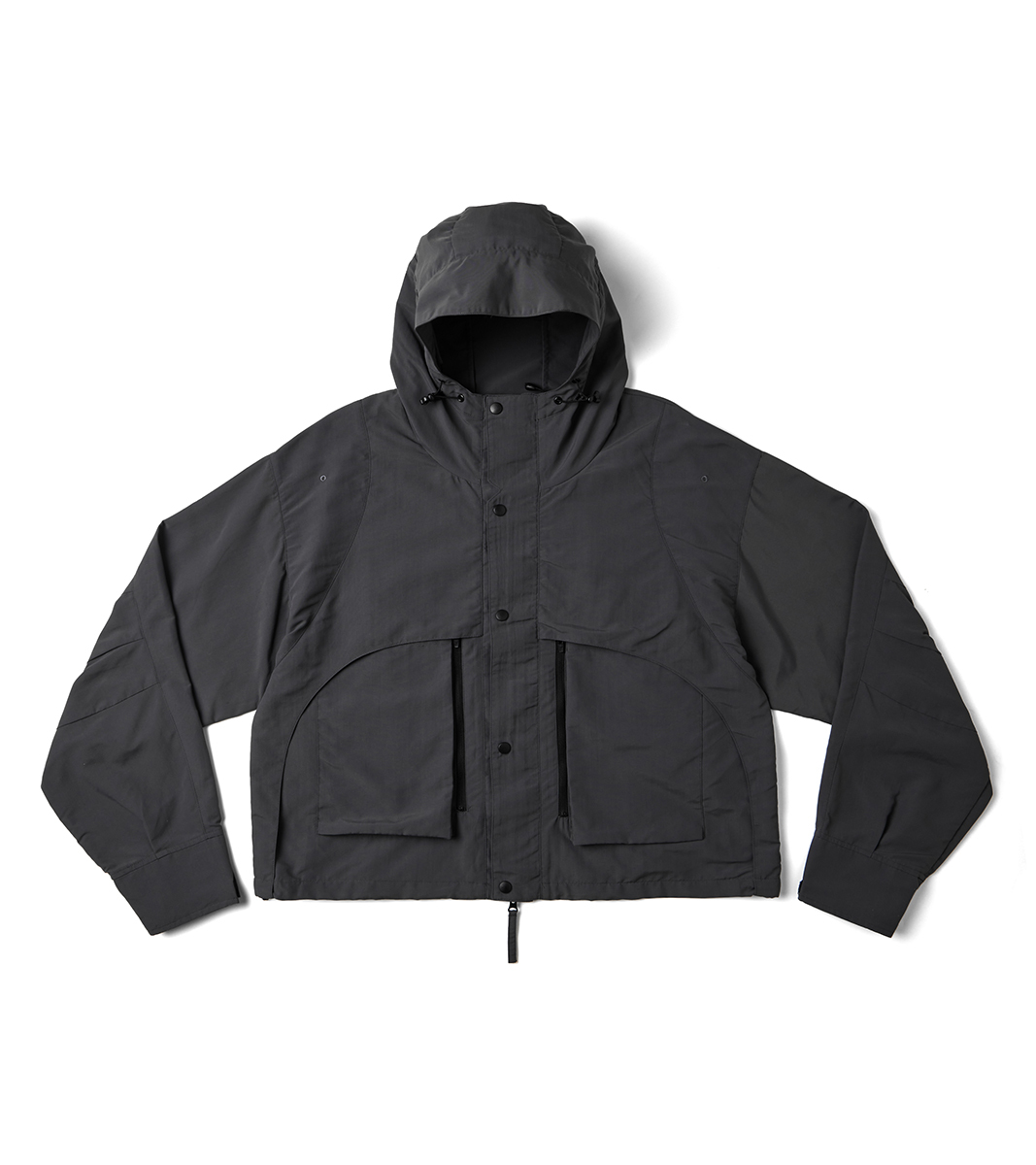 nozzle quiz® / Convert Wind-stopper jacket - 鐵灰