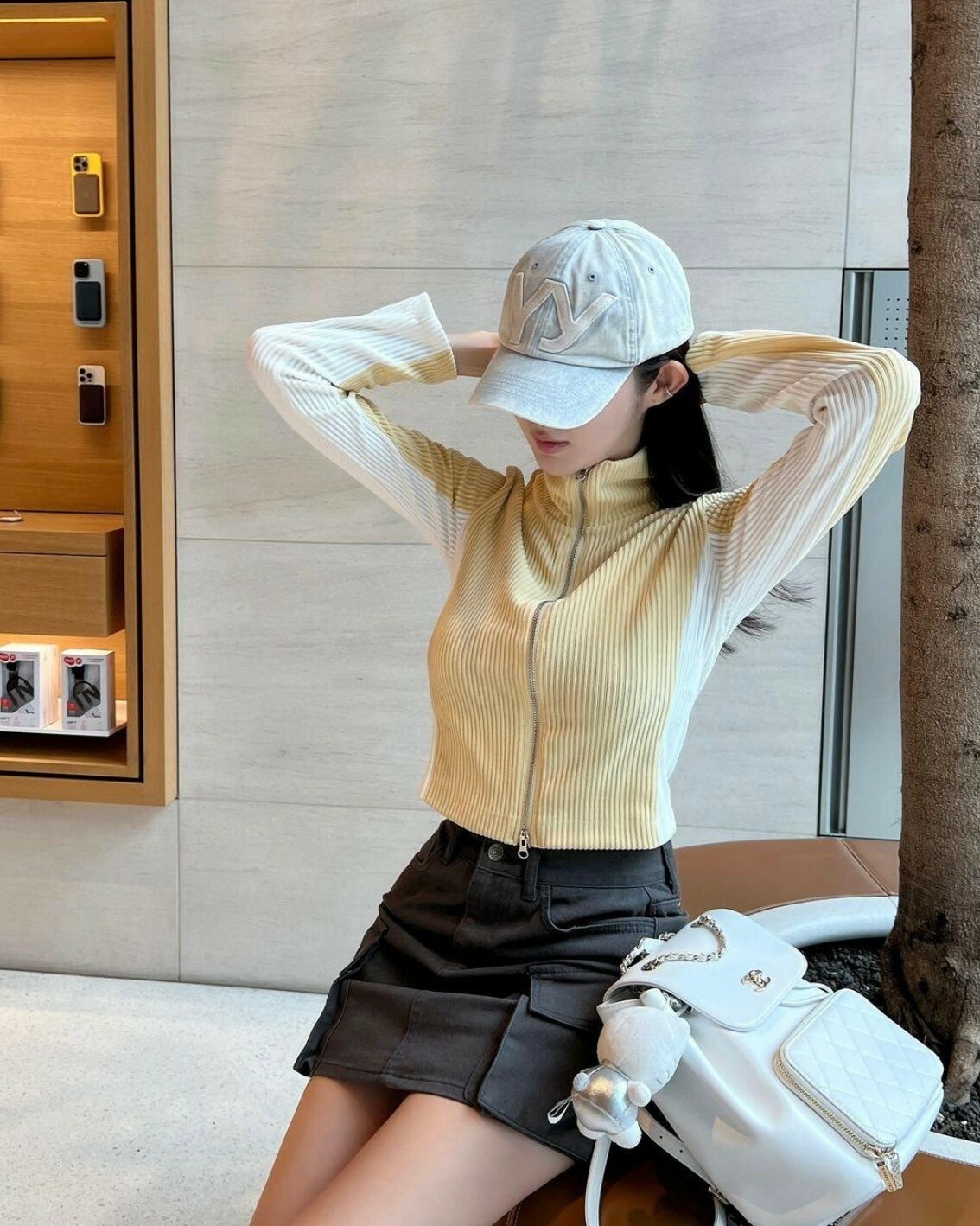 Open Yy YY COTTON BALL CAP 刺繡水洗鴨舌帽 淺藍色