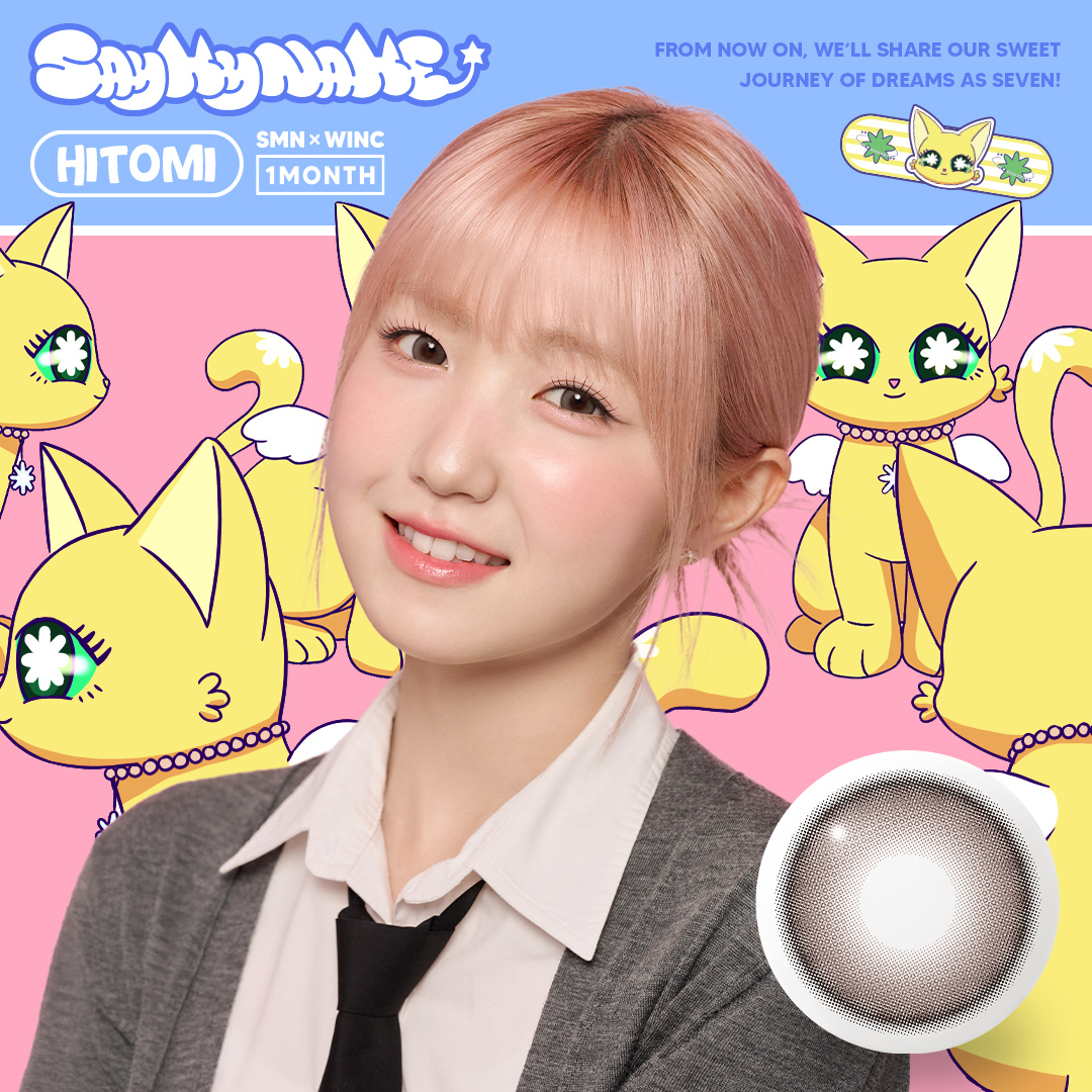 [月拋] SayMyName Hitomi 1 month Taupe Brown｜彩妝隱形眼鏡｜每盒2片