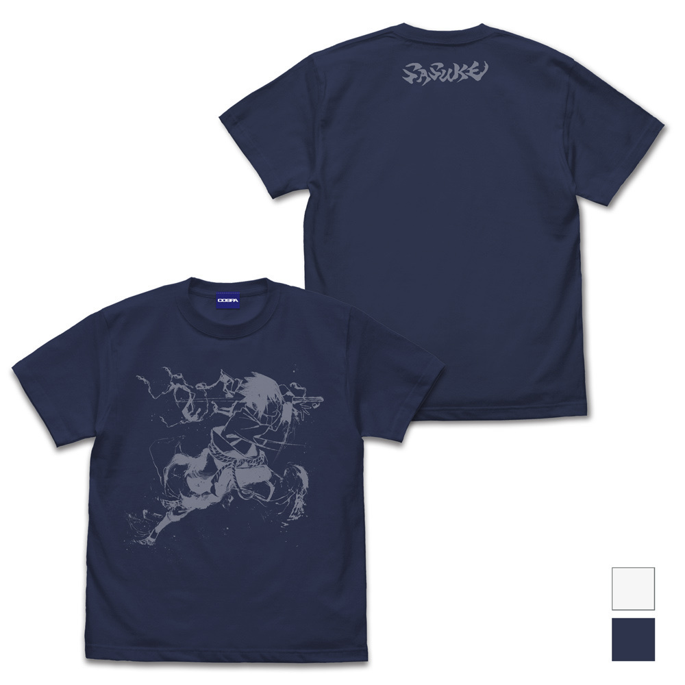 Cospa 1209 サスケ Tシャツ 墨絵Ver. [NARUTO-ナルト- 疾風伝] INDIGO