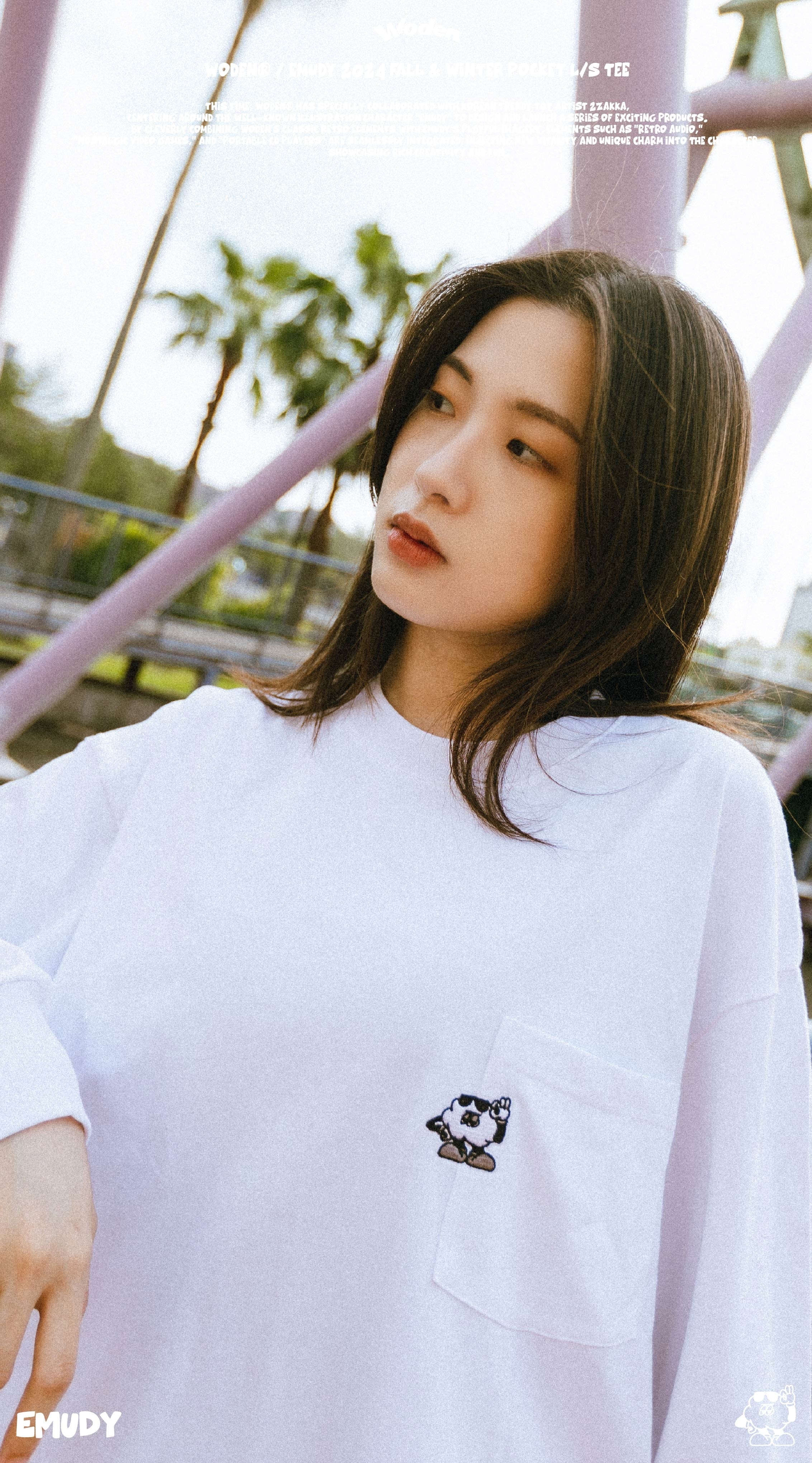 Woden 038 X Emudy Pocket L/S Tee