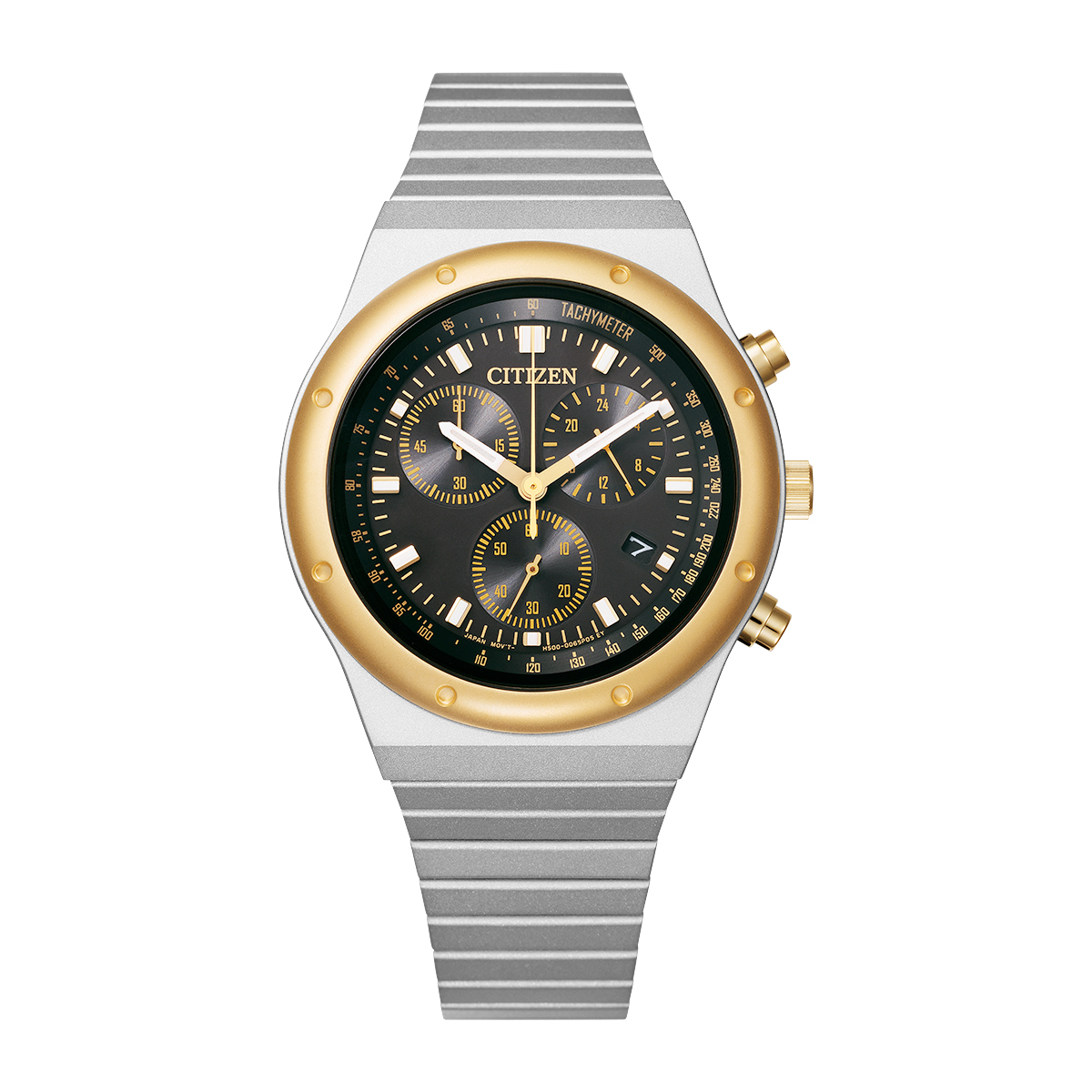 CITIZEN AT2544-64E RECORD LABEL 1984 chronograph 復刻版