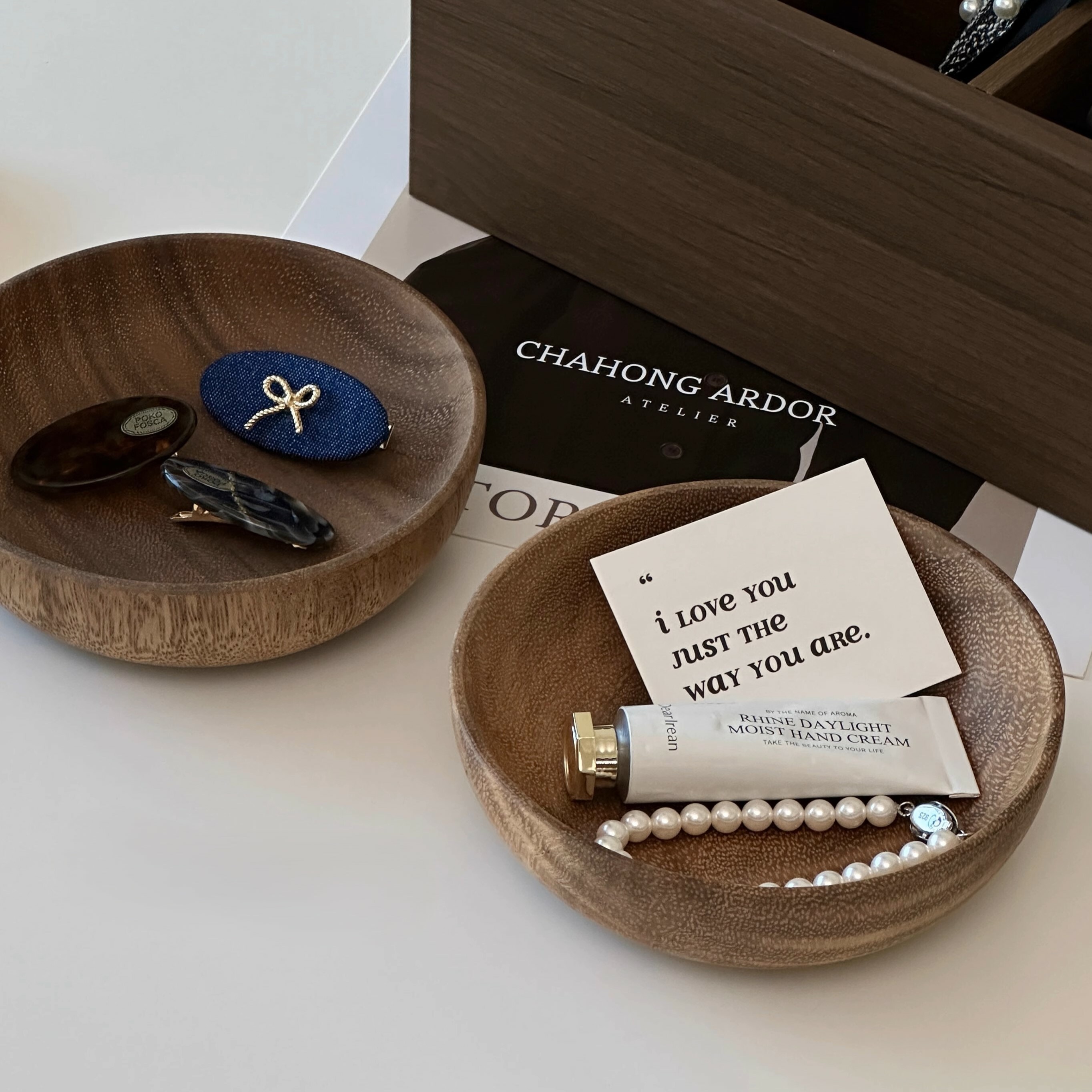 《5368》質感相思木小物飾品收納小碗