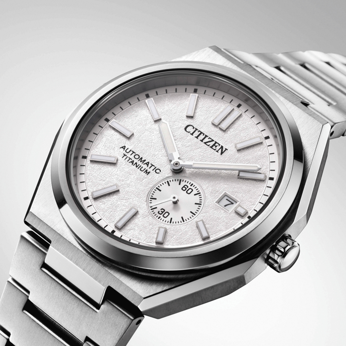 CITIZEN Super-Titanium NJ0180-80A 白面 鈦金屬 自動機械手錶