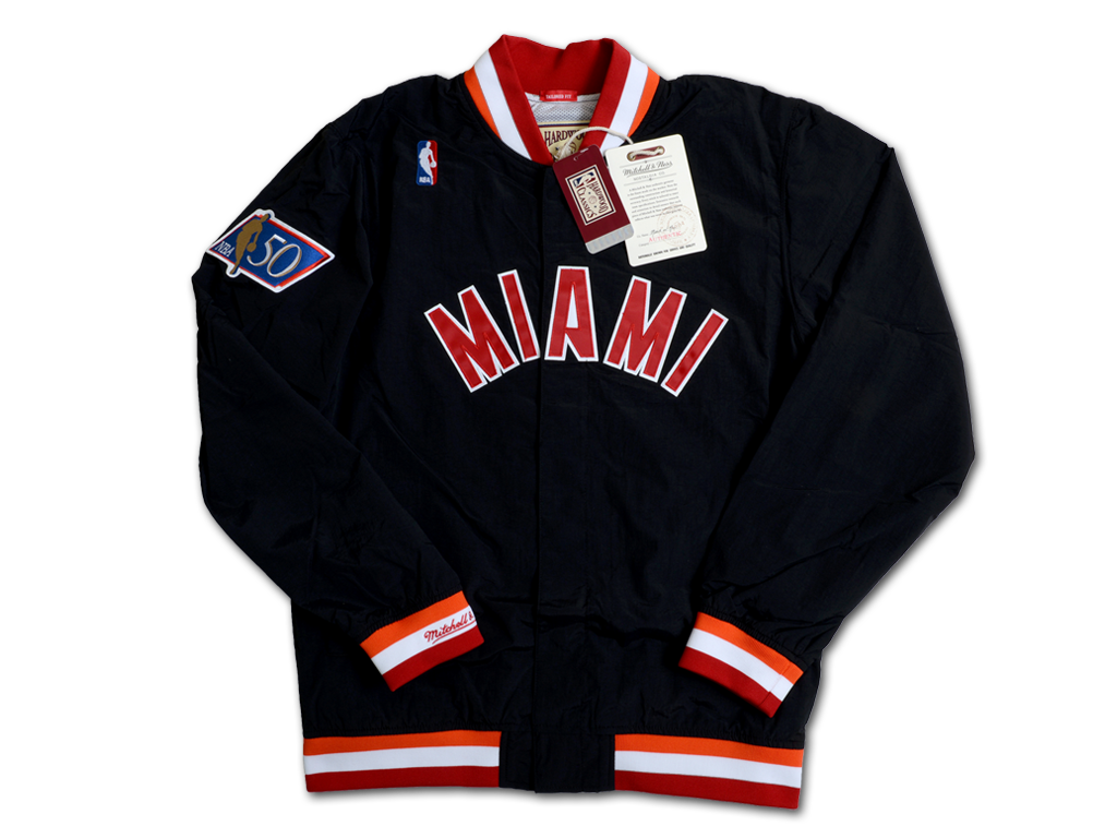 Mitchell & Ness 邁阿密熱火隊 1996-1997 球員版 熱身外套