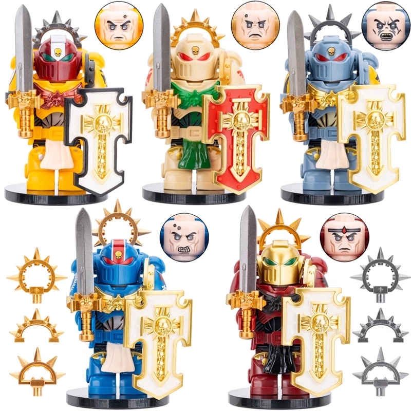5 PCS / LOT 40K Custom Minifigures Minifigs fit Lego MY611-MY615