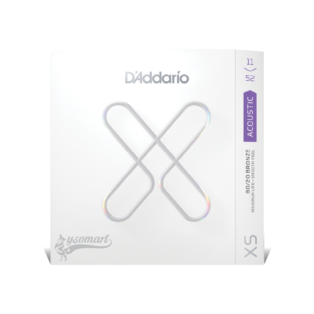 D’Addario XS 80/20 Bronze XSABR1152 覆膜黃銅民謠吉他套弦 (011-052)