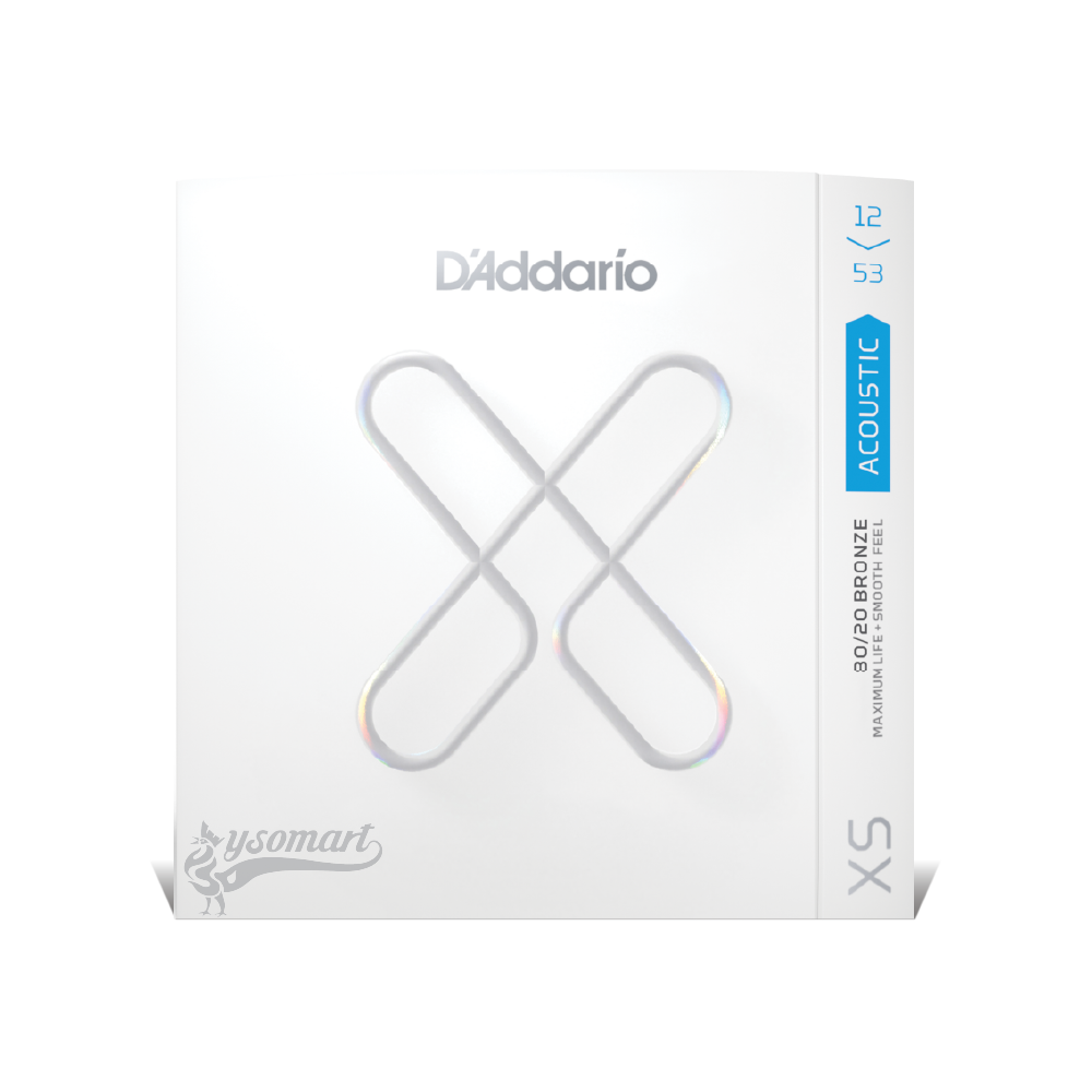 D’Addario XS 80/20 Bronze XSABR1253 覆膜黃銅民謠吉他套弦 (012-053)