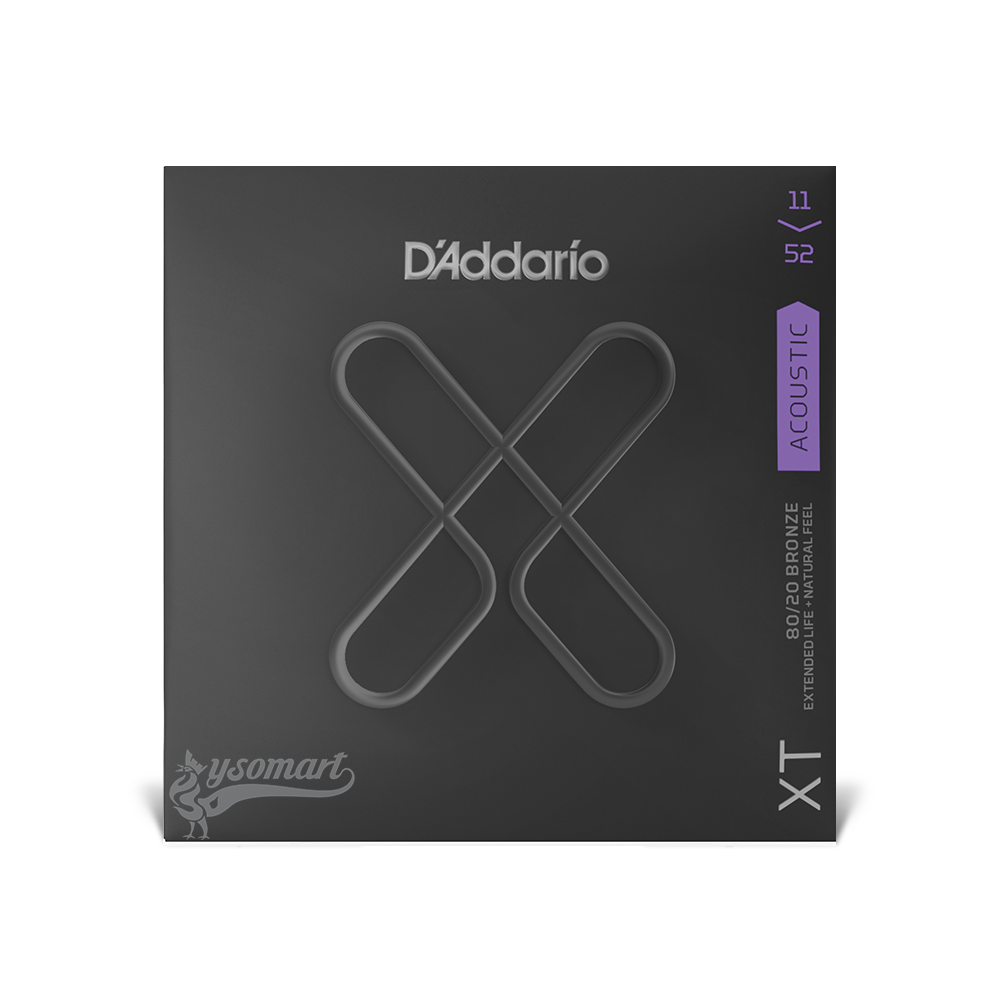 D’Addario XT 80/20 Bronze XTABR1152 覆膜黃銅民謠吉他套弦 (011-052)