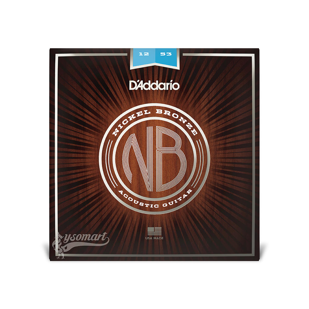 D’Addario Nickel Bronze NB1253 鎳銅民謠吉他套弦 (012-053)