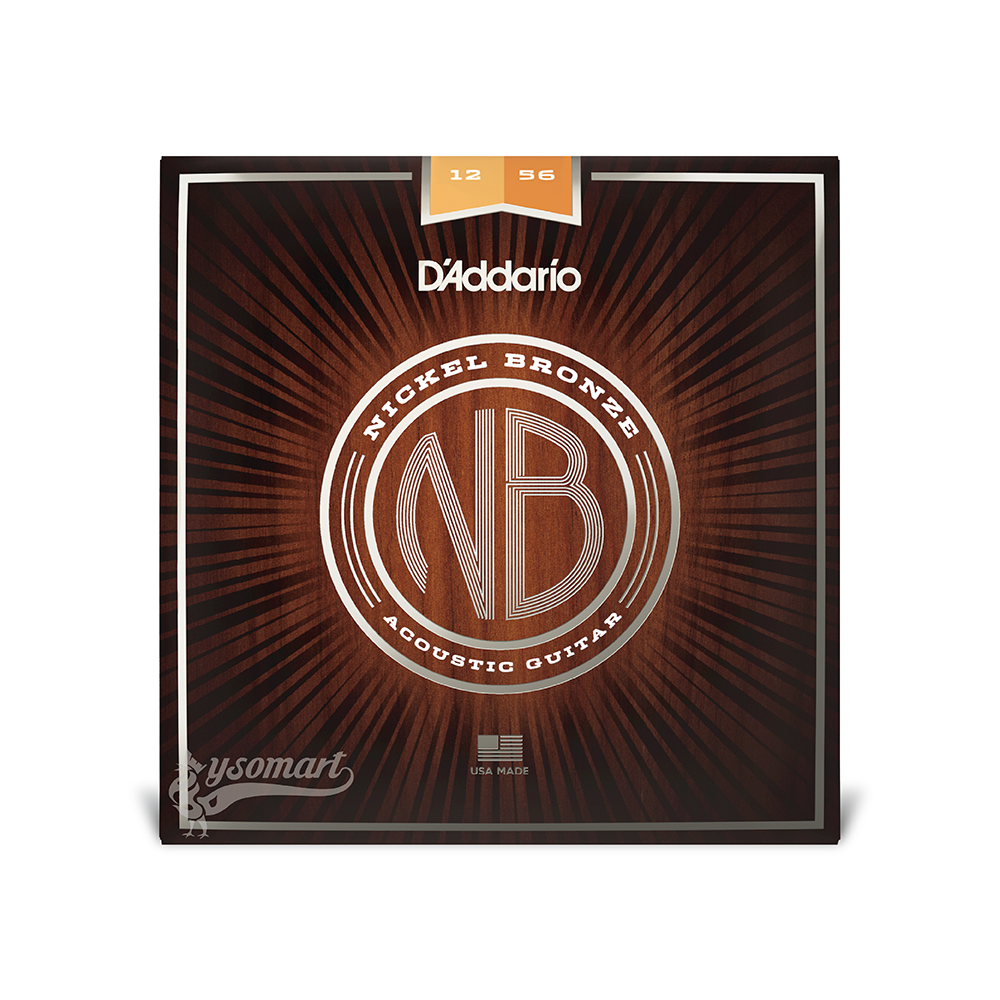 D’Addario Nickel Bronze NB1256 鎳銅民謠吉他套弦 (012-056)