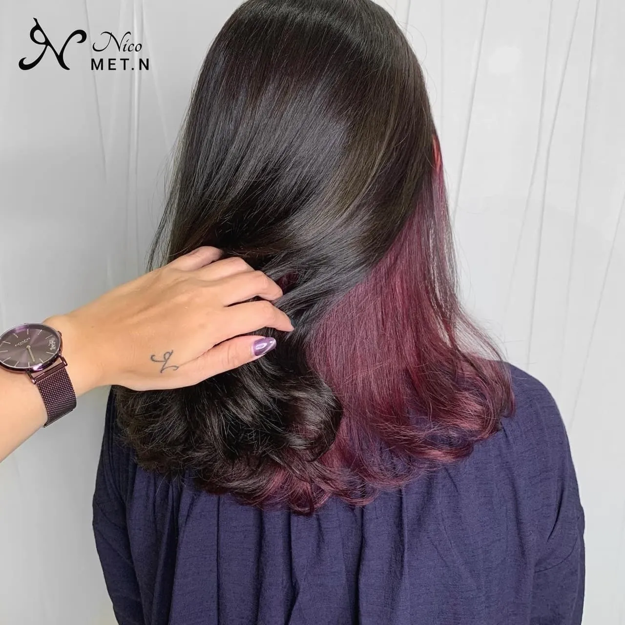 Inner-Layer Dye: Hair Color – Purple Red