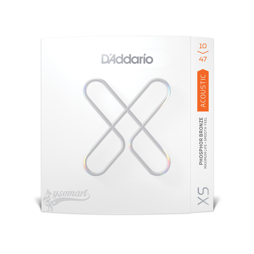 D’Addario XS Phosphor Bronze XSAPB1047 覆膜磷青銅民謠吉他套弦 (010-047)