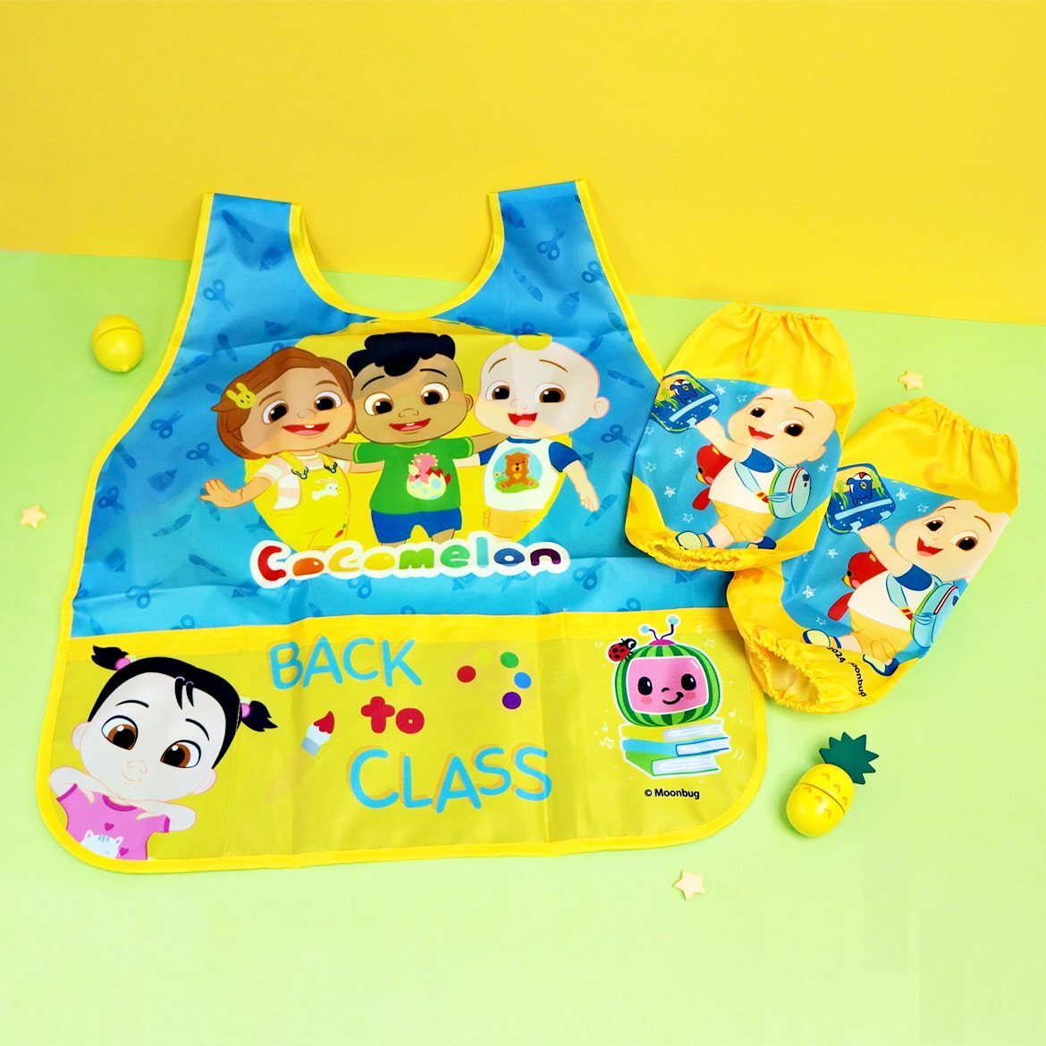 Cocomelon| 小童圍裙手袖套裝