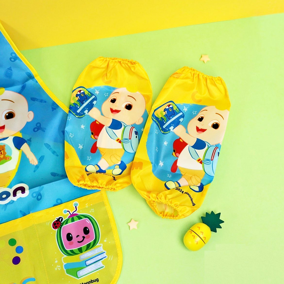 Cocomelon| 小童圍裙手袖套裝