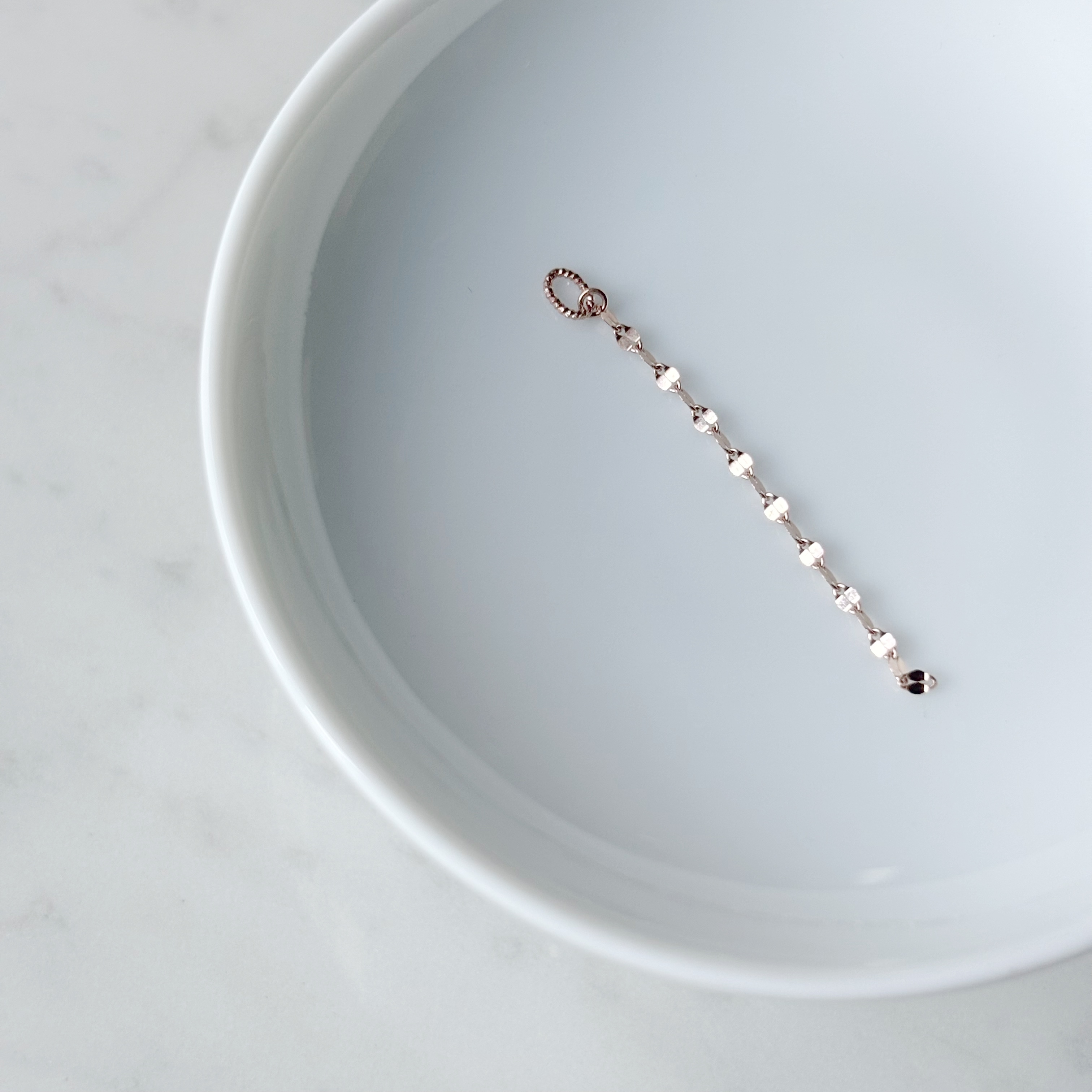 14K閃亮金片耳鏈墜