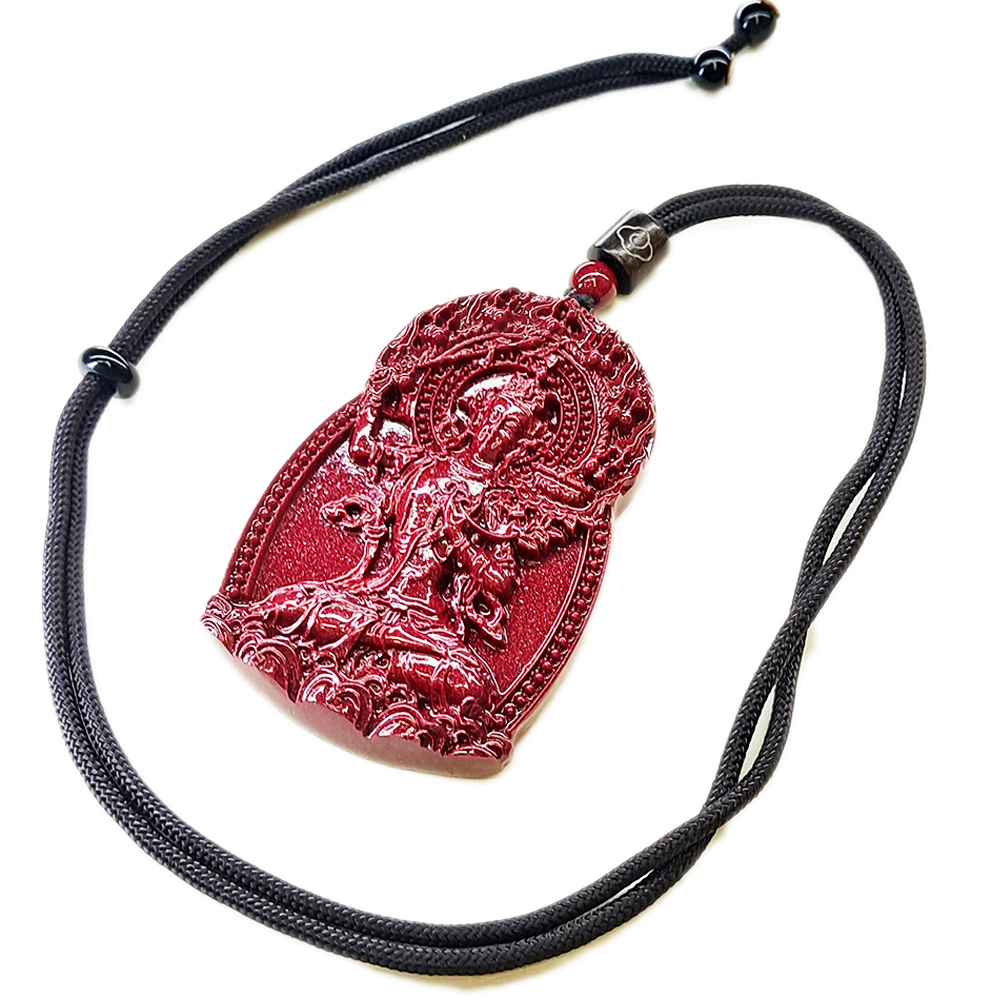 文殊菩薩薩 {高含量紫金砂}中國結項鍊【十方】153894