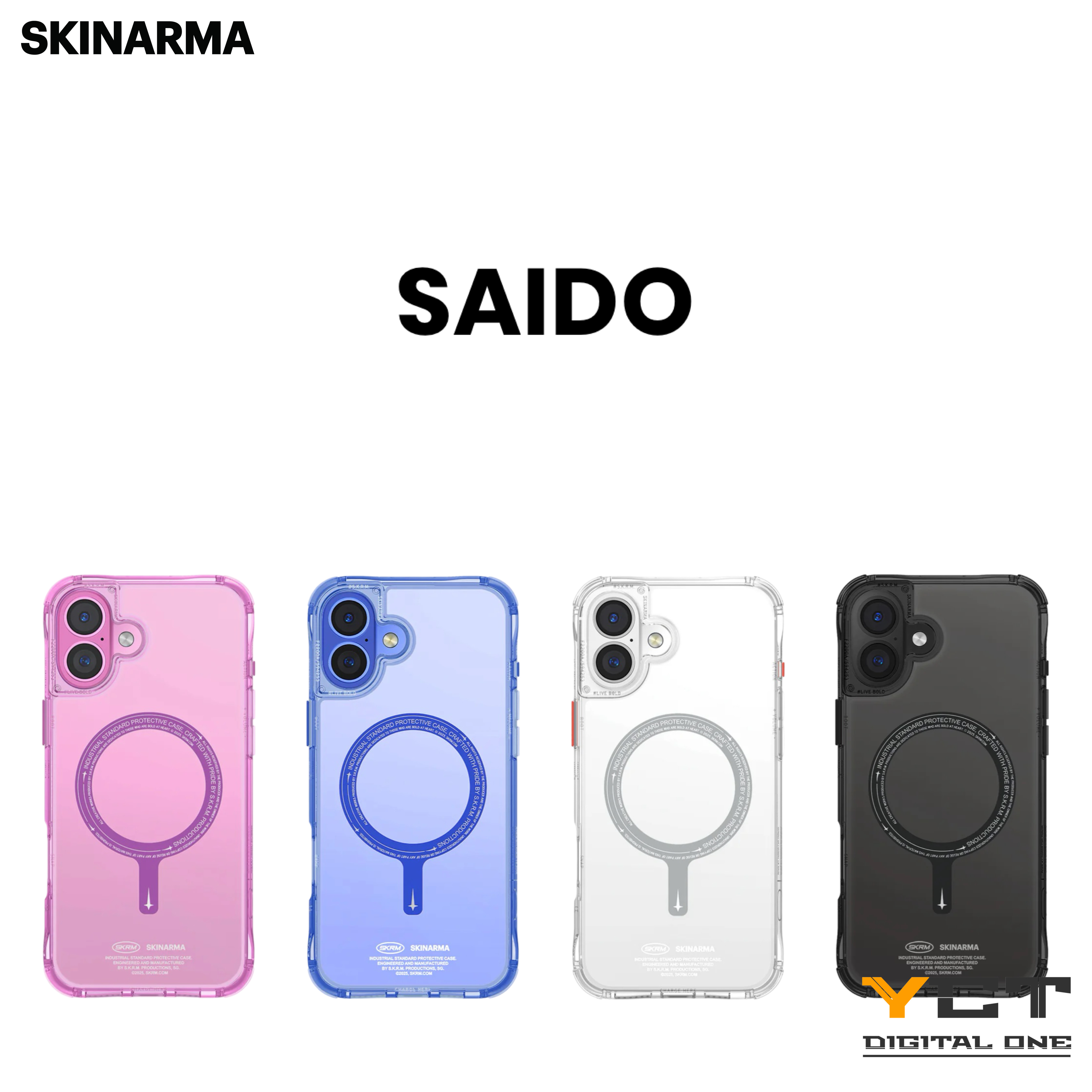 SKINARMA Saido Mag-Charge iPhone 16 Plus / 16 手機殼