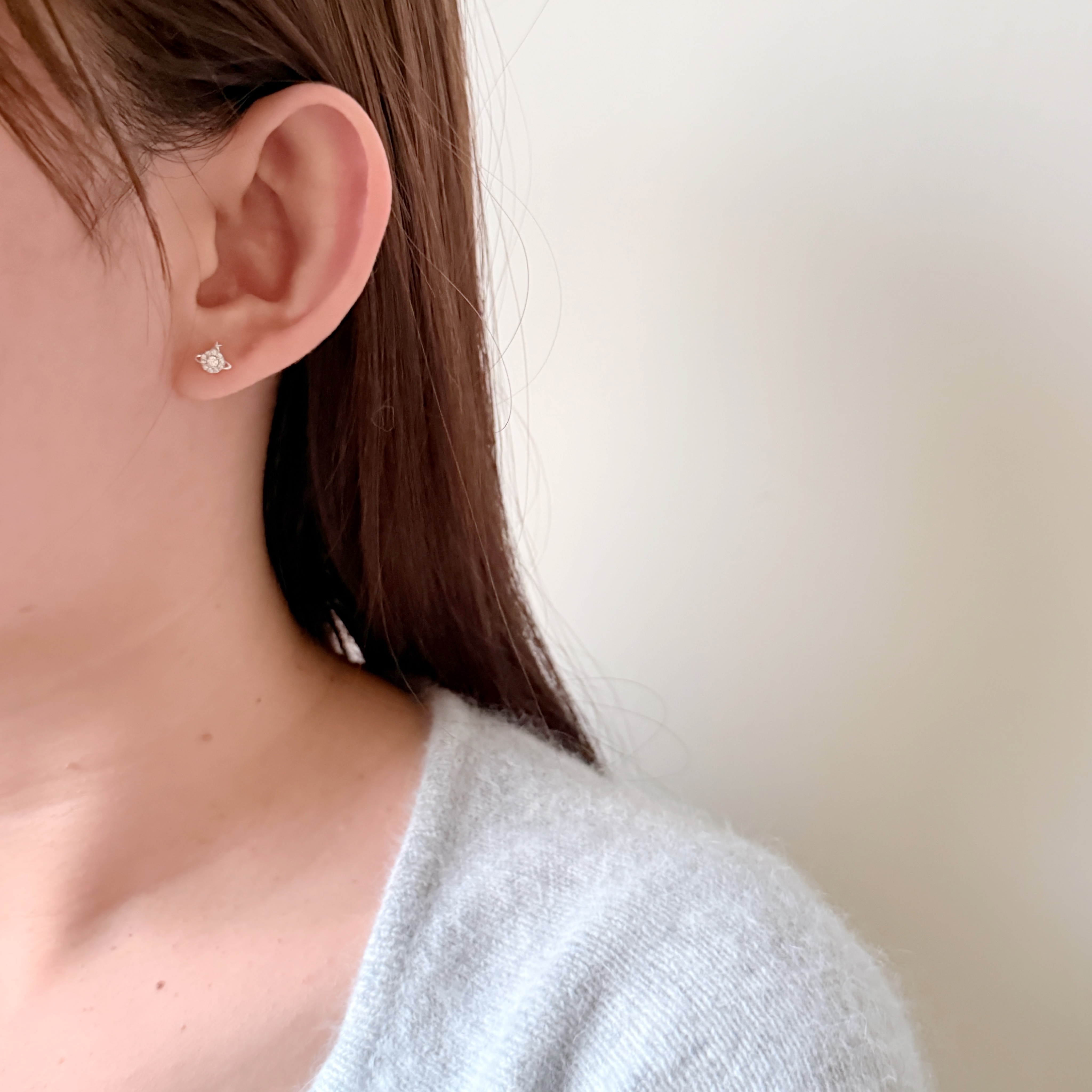 10K星球碎鑽耳環