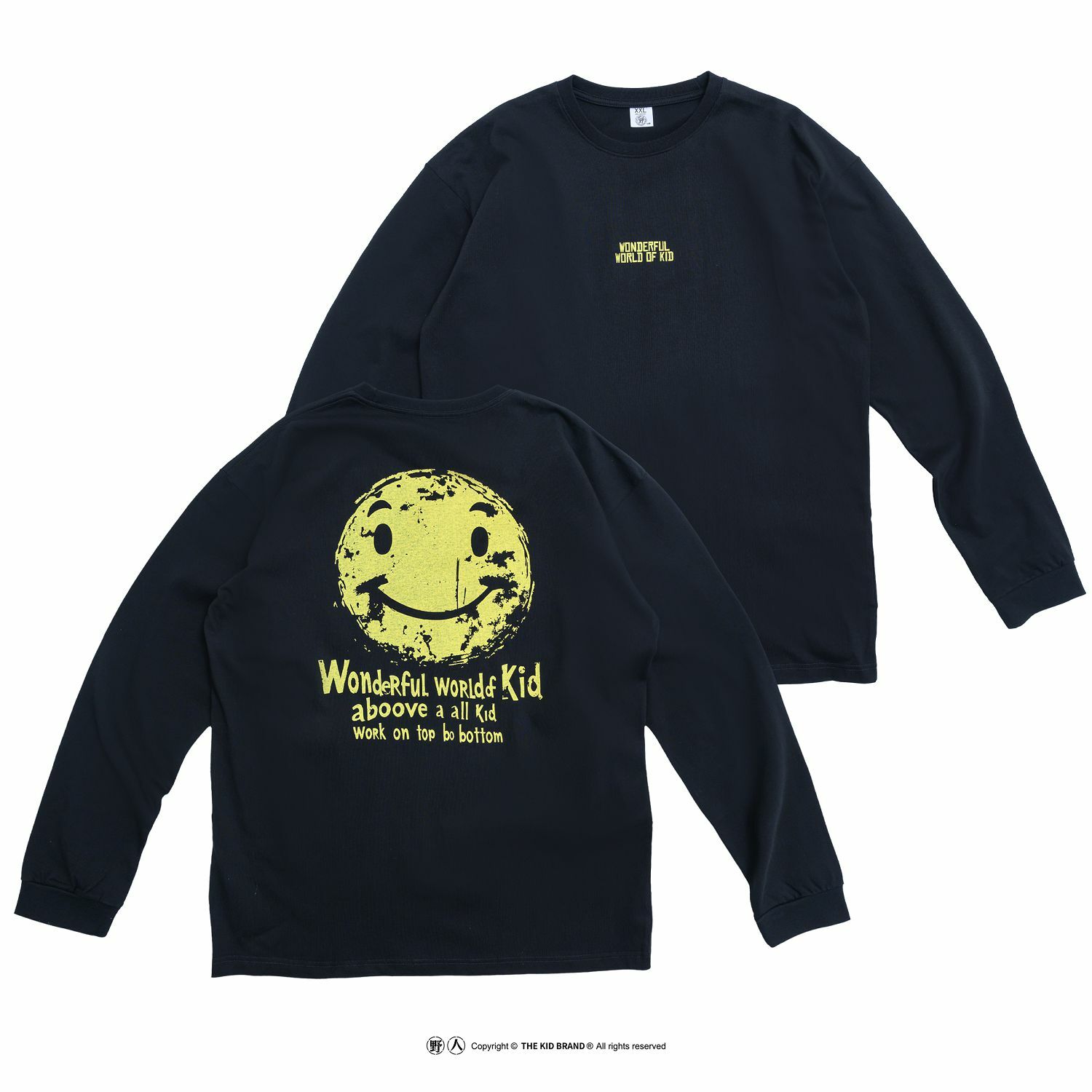 KID ® 黃色笑臉 長T