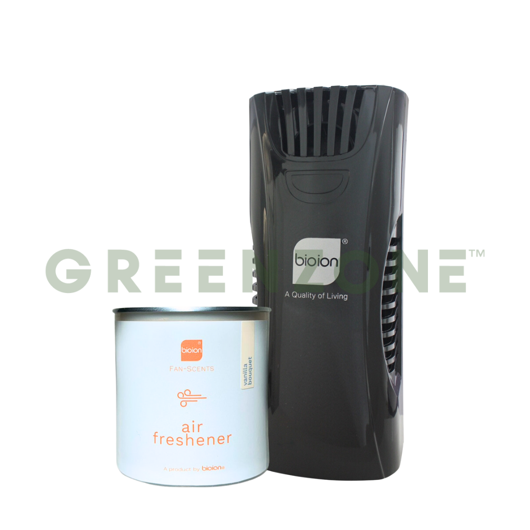 Bioion Air Freshener 2-in-1 Auto Fan Dispenser - VANILLA