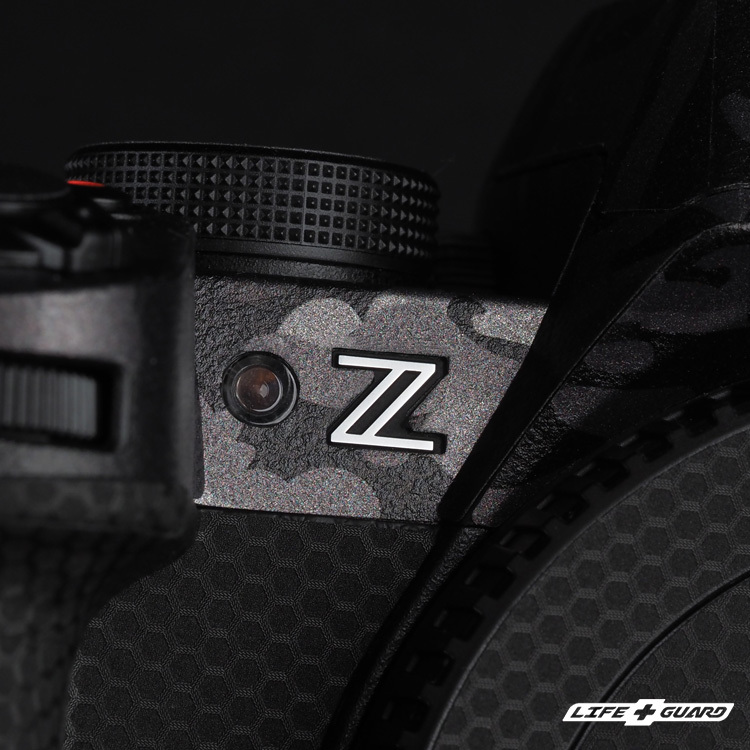 LIFE+GUARD Nikon Z50 II 貼膜細節圖，LIFE+GUARD 專機專屬設計開版