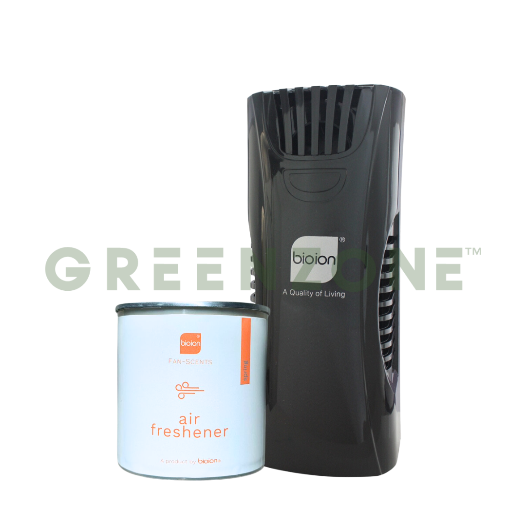 Bioion Air Freshener 2-in-1 Auto Fan Dispenser - SPRING