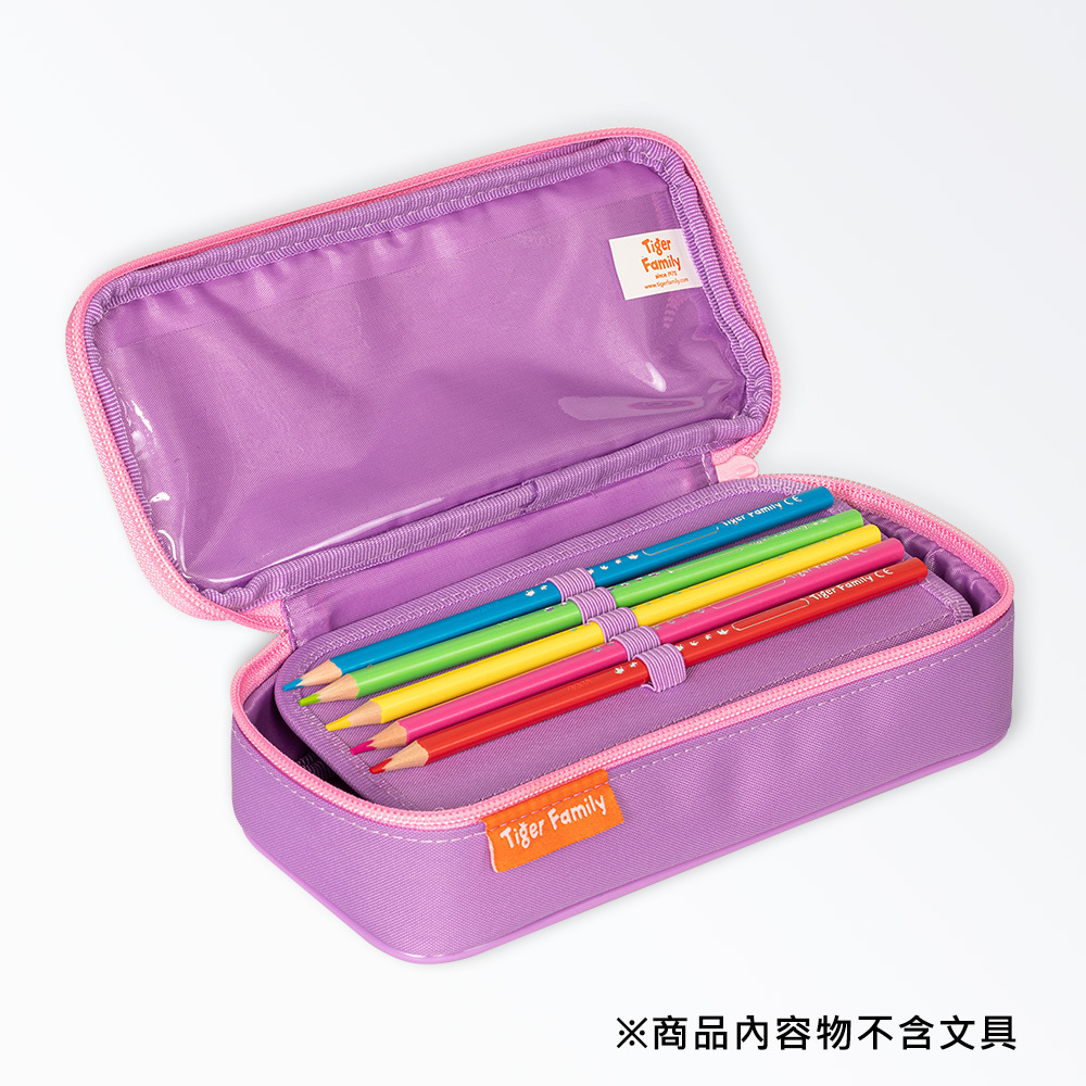 內含筆夾隔層，分類收納好拿取