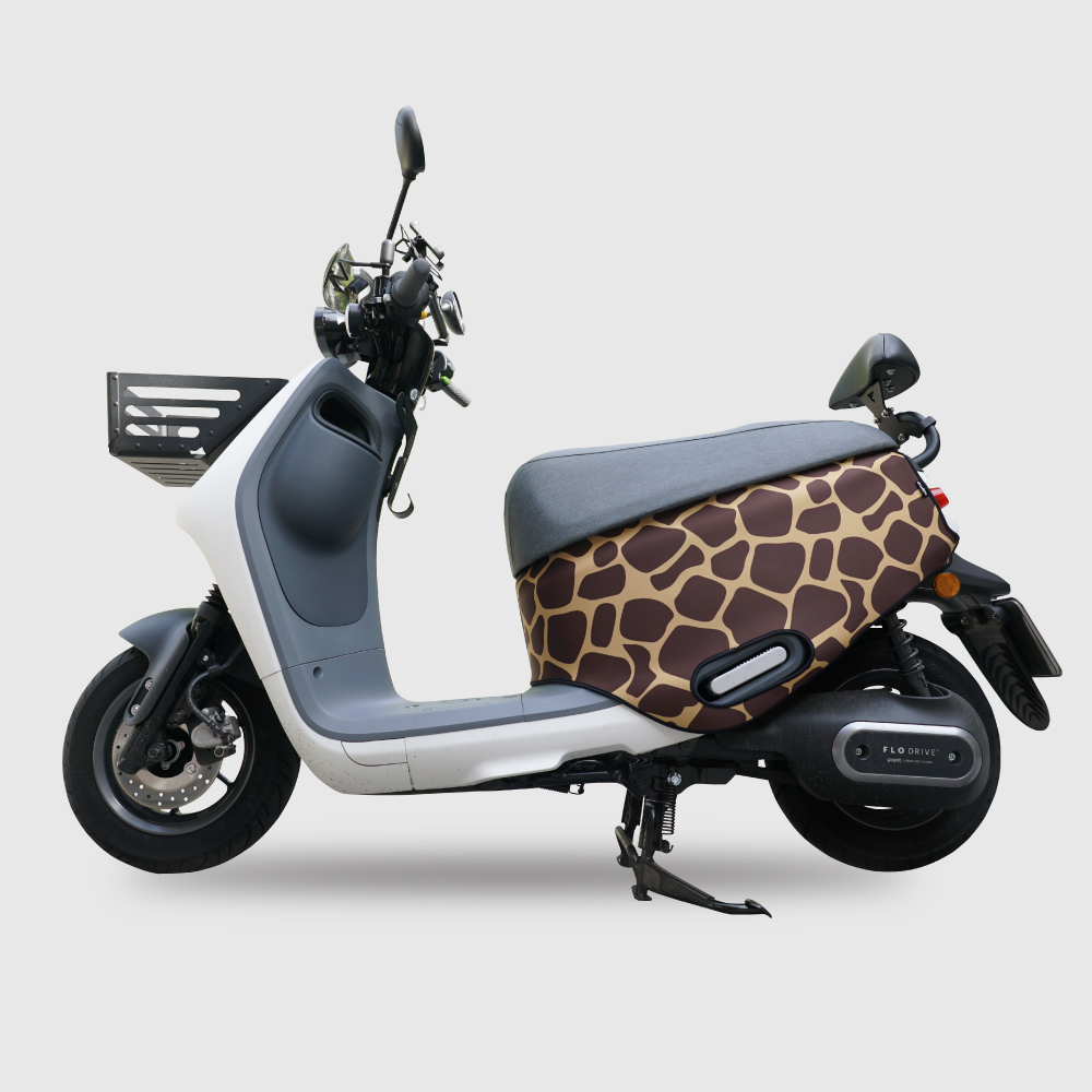 GOGORO VIVAMIX｜雙面車身防刮保護套【長頸鹿斑紋】
